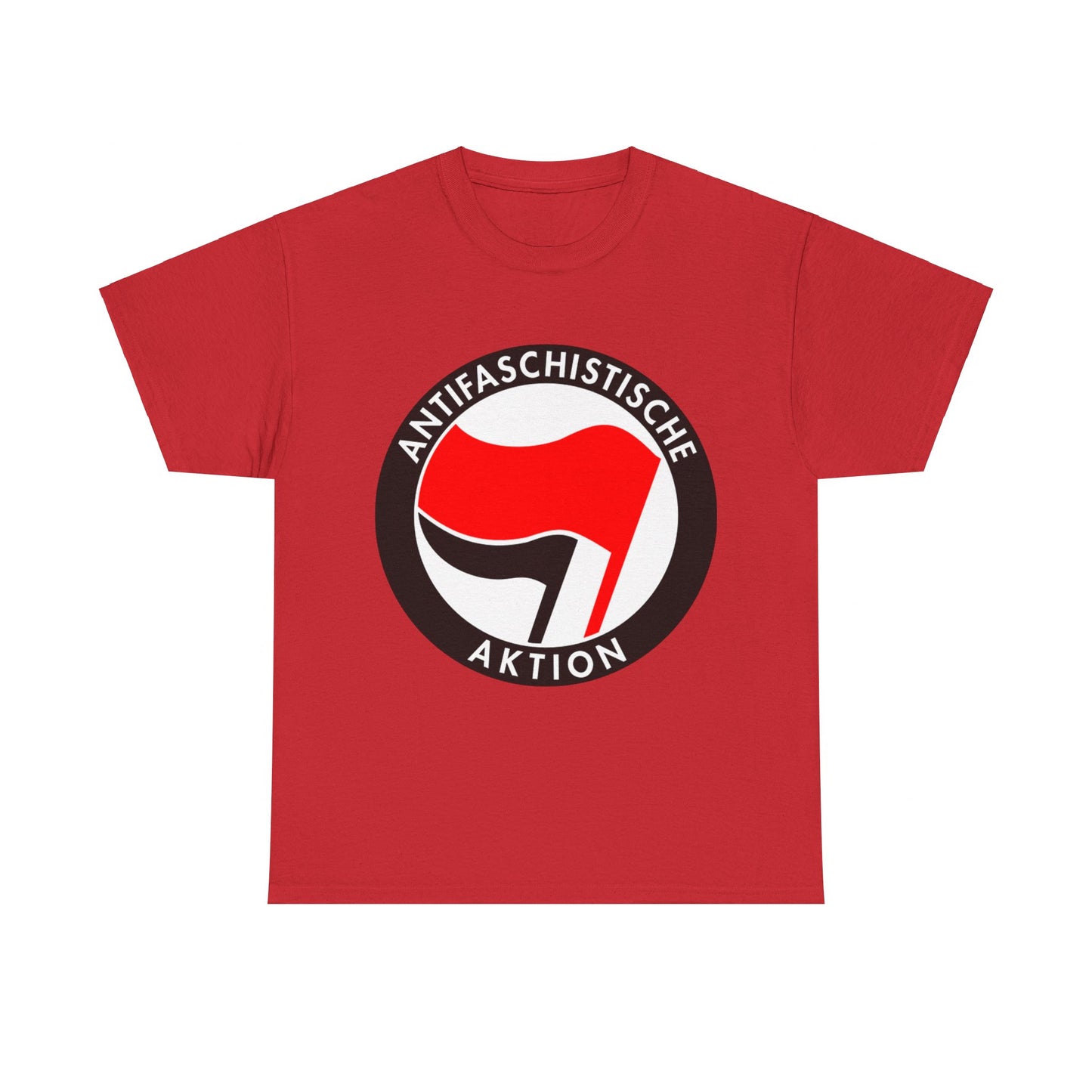 Retro Germany Antifaschistische Aktion Anti-Fascist Unisex Graphic T-Shirt, Sizes S-5XL