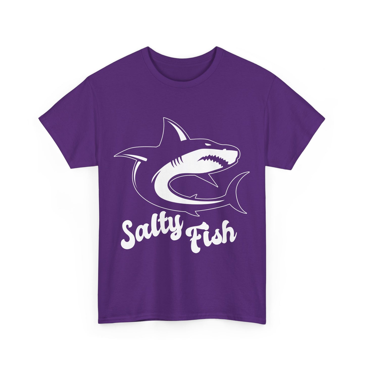 Salty Fish Sassy Shark Pun Unisex Graphic T-Shirt, Sizes S-5XL