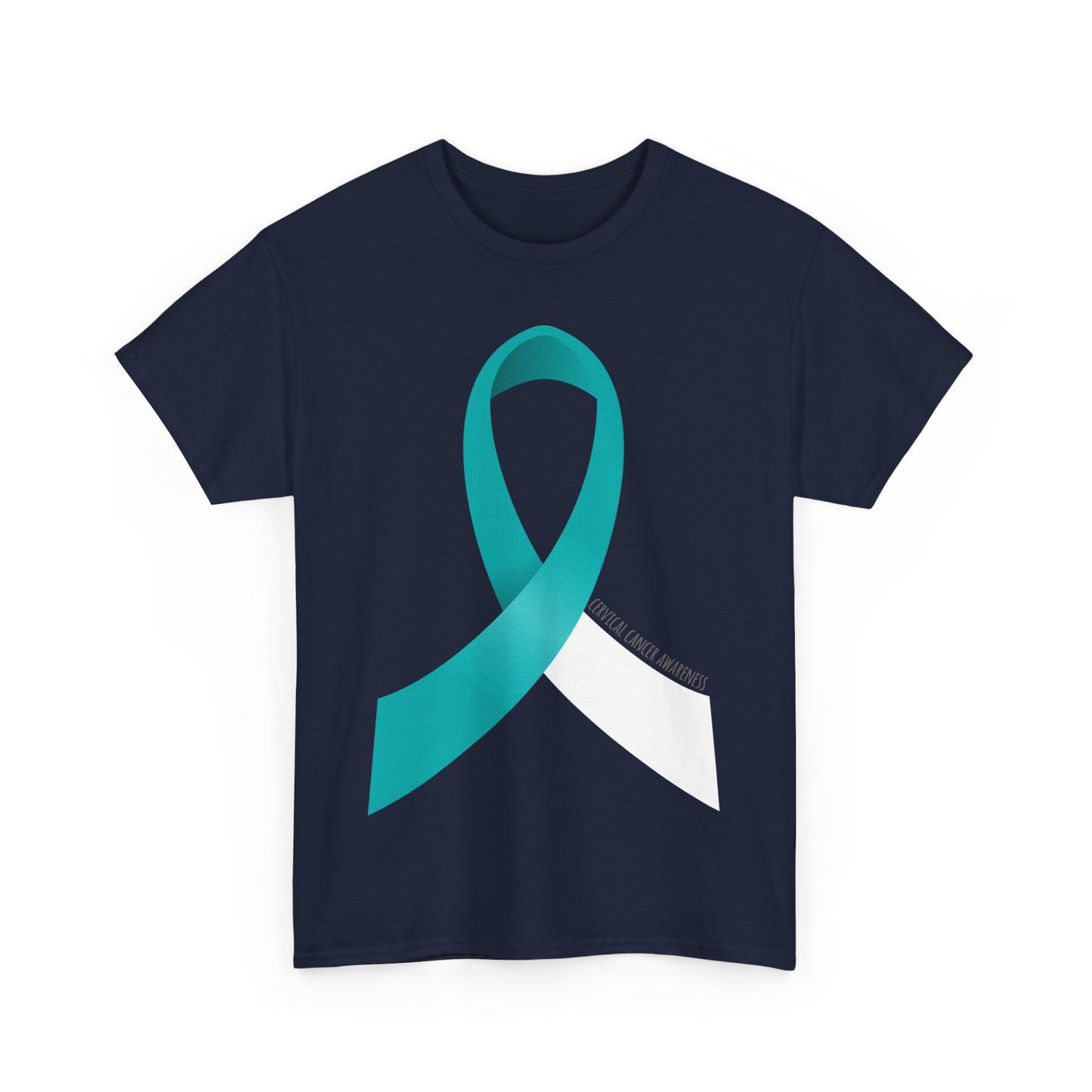 Cervical Cancer Awareness Ribbon Unisex Graphic T-Shirt, Sizes S-5XL