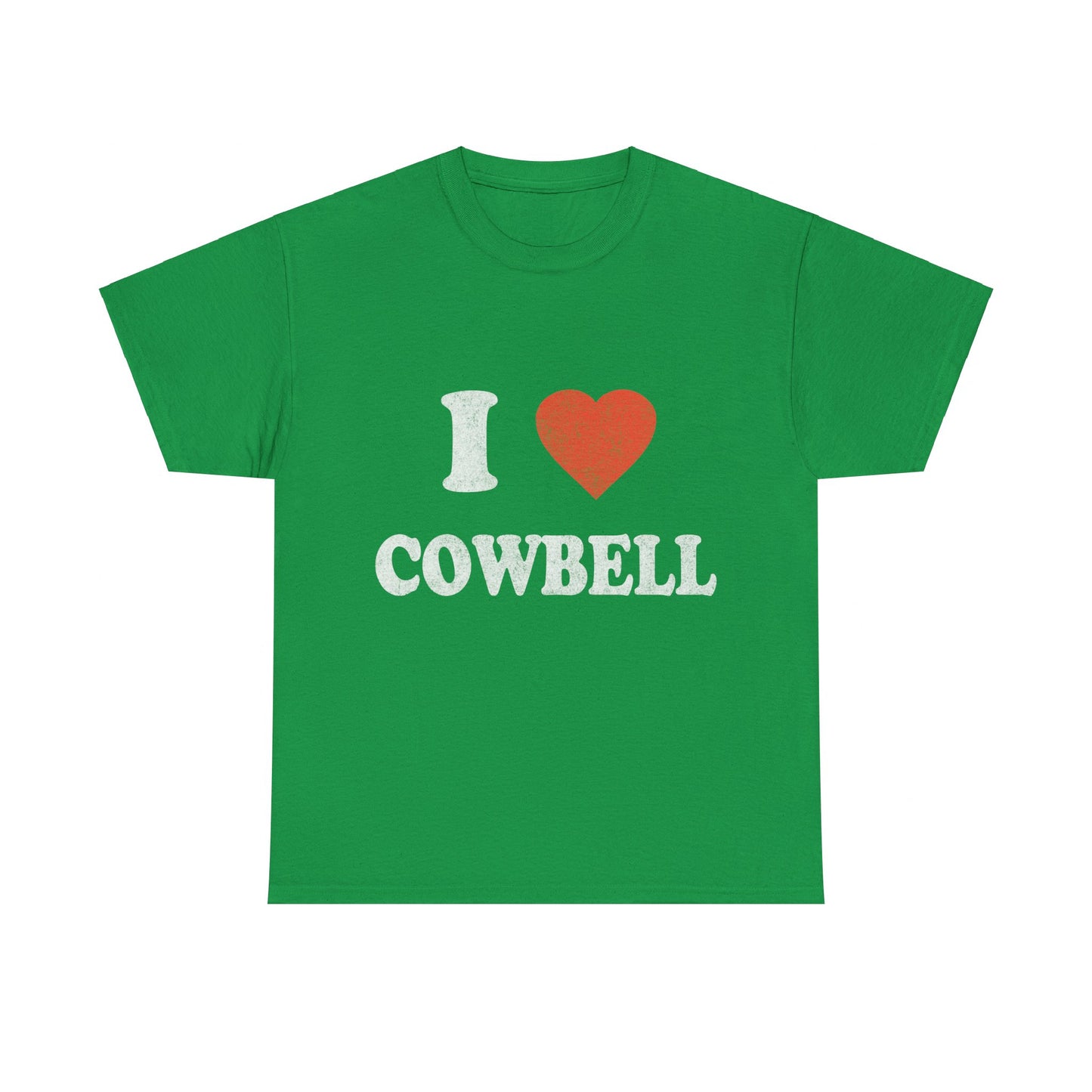 I Love Cowbell Retro Unisex Graphic T-Shirt, Sizes S-5XL