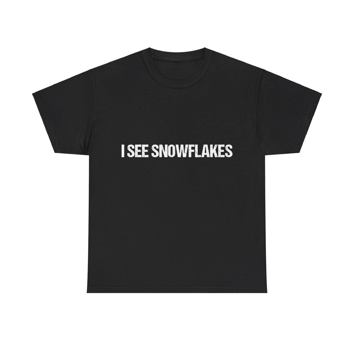 I See Snowflakes Unisex Graphic T-Shirt, Sizes S-5XL