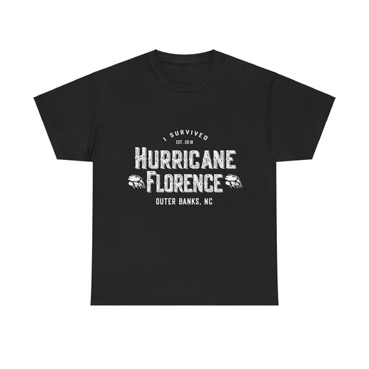 I Survived Hurricane Florence Outer Banks NC 2018 Unisex Graphic T-Shirt, Sizes S-5XL