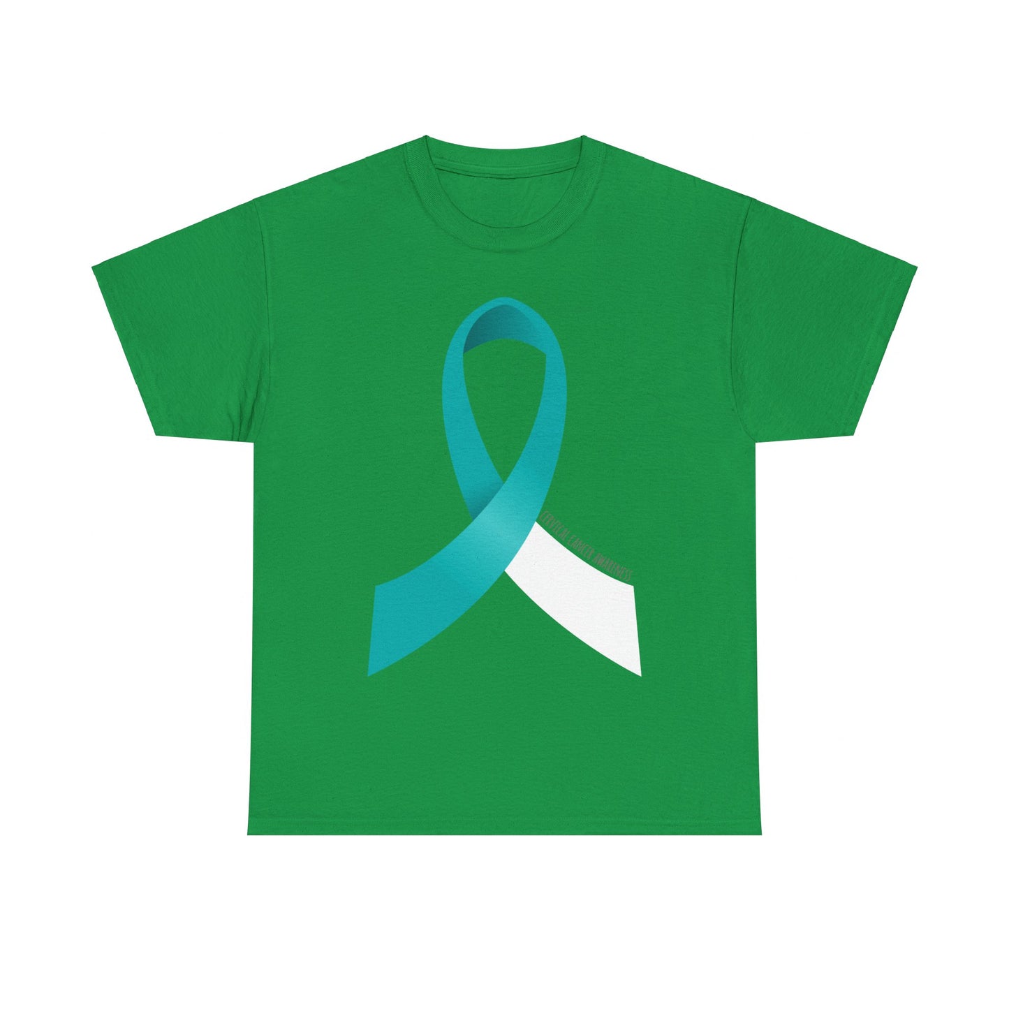 Cervical Cancer Awareness Ribbon Unisex Graphic T-Shirt, Sizes S-5XL