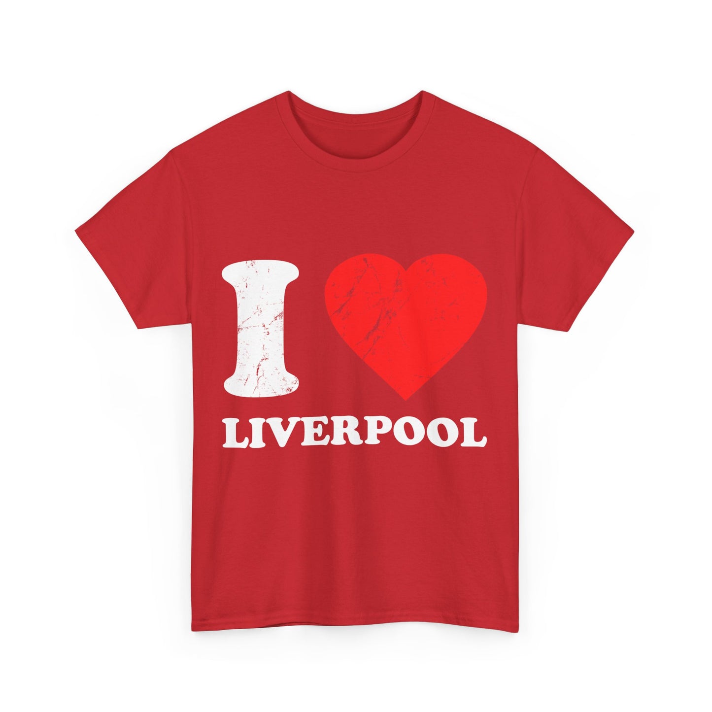 I Love Liverpool Unisex Graphic T-Shirt, Sizes S-5XL