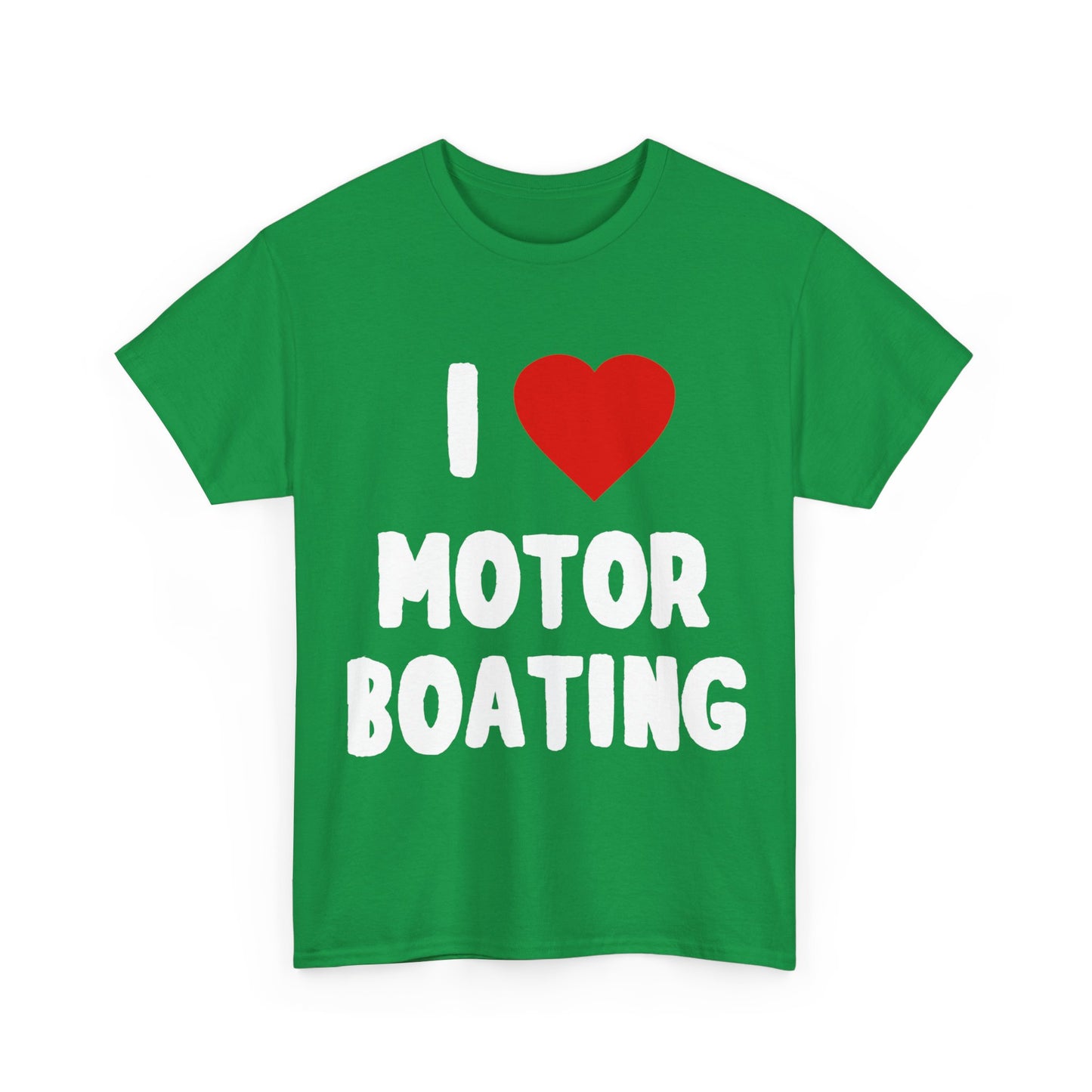 I Love Motor Boating Unisex Graphic T-Shirt, Sizes S-5XL