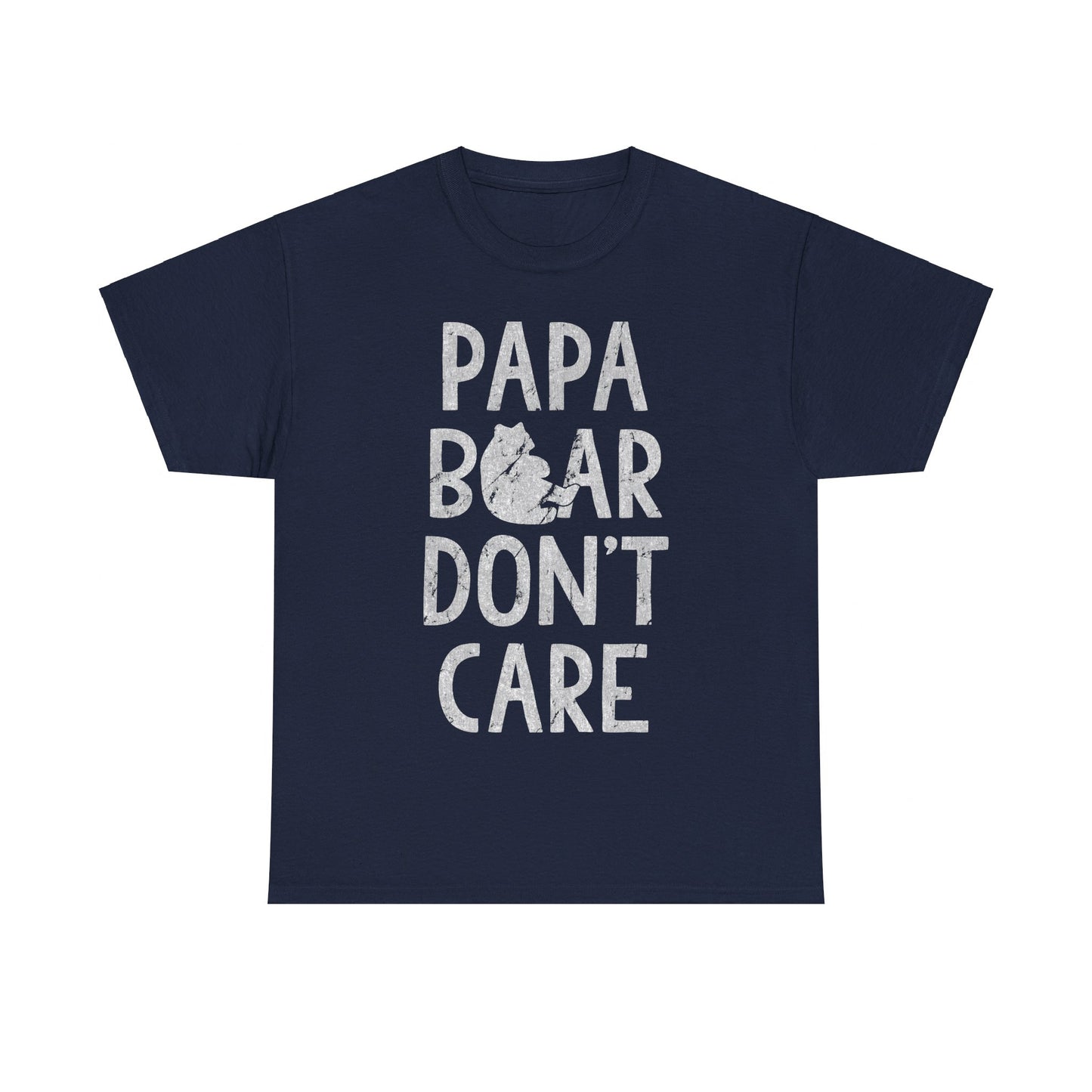 Papa Bear Don't Care Unisex Graphic T-Shirt, Sizes S-5XL