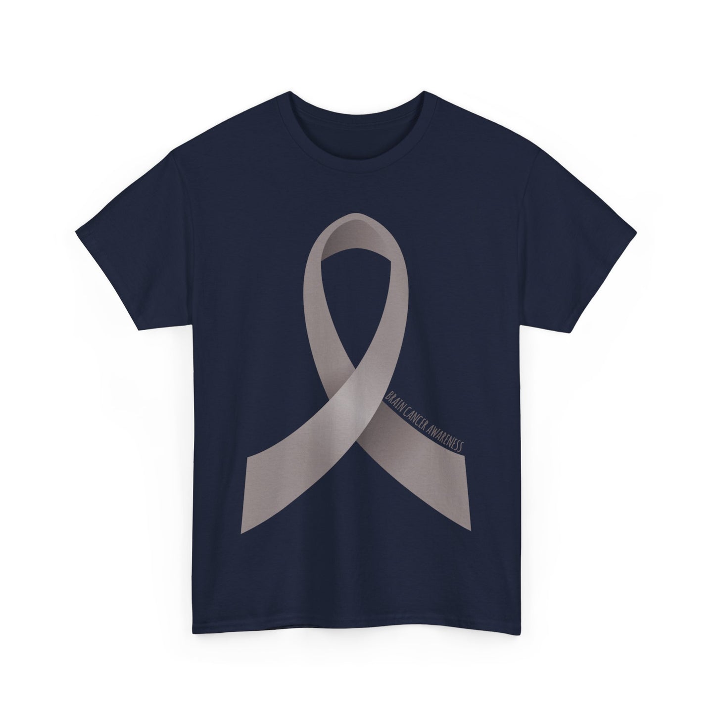 Brain Cancer Awareness Ribbon Unisex Graphic T-Shirt, Sizes S-5XL