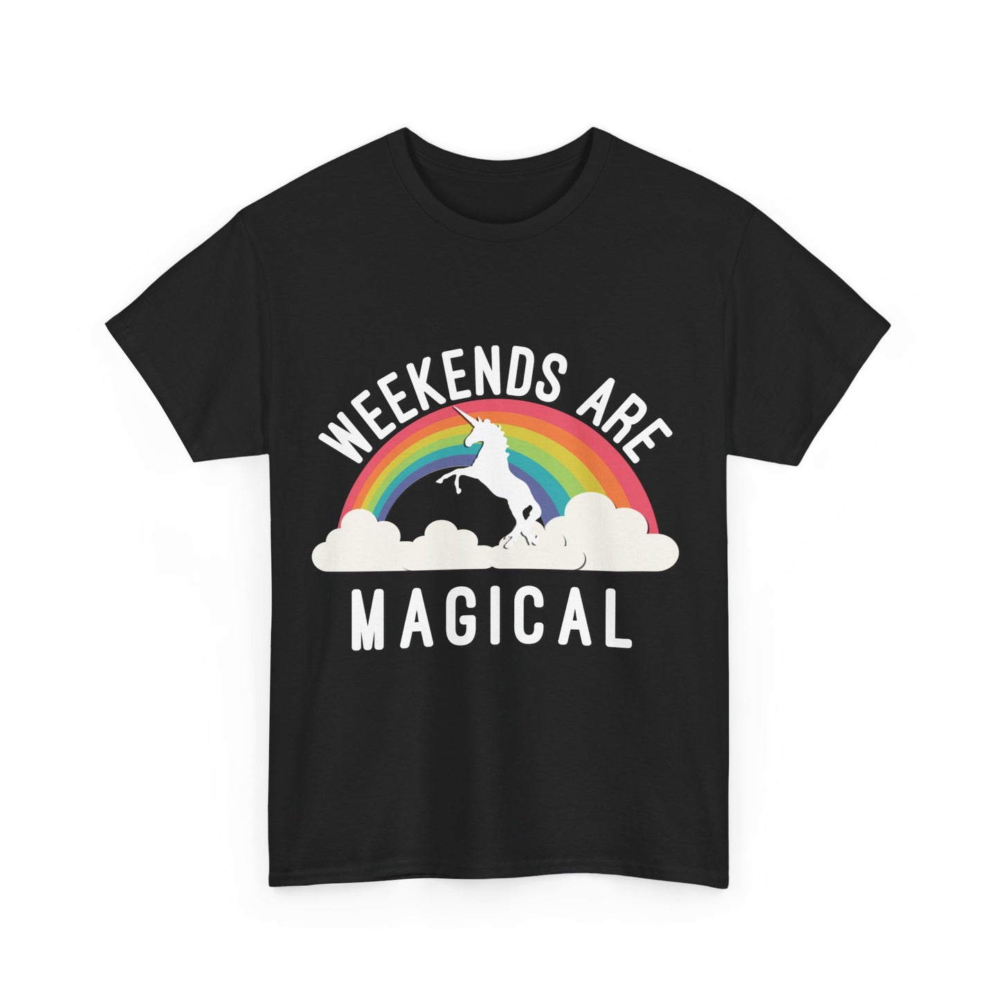 Weekends Are Magical Unisex Graphic T-Shirt, Sizes S-5XL