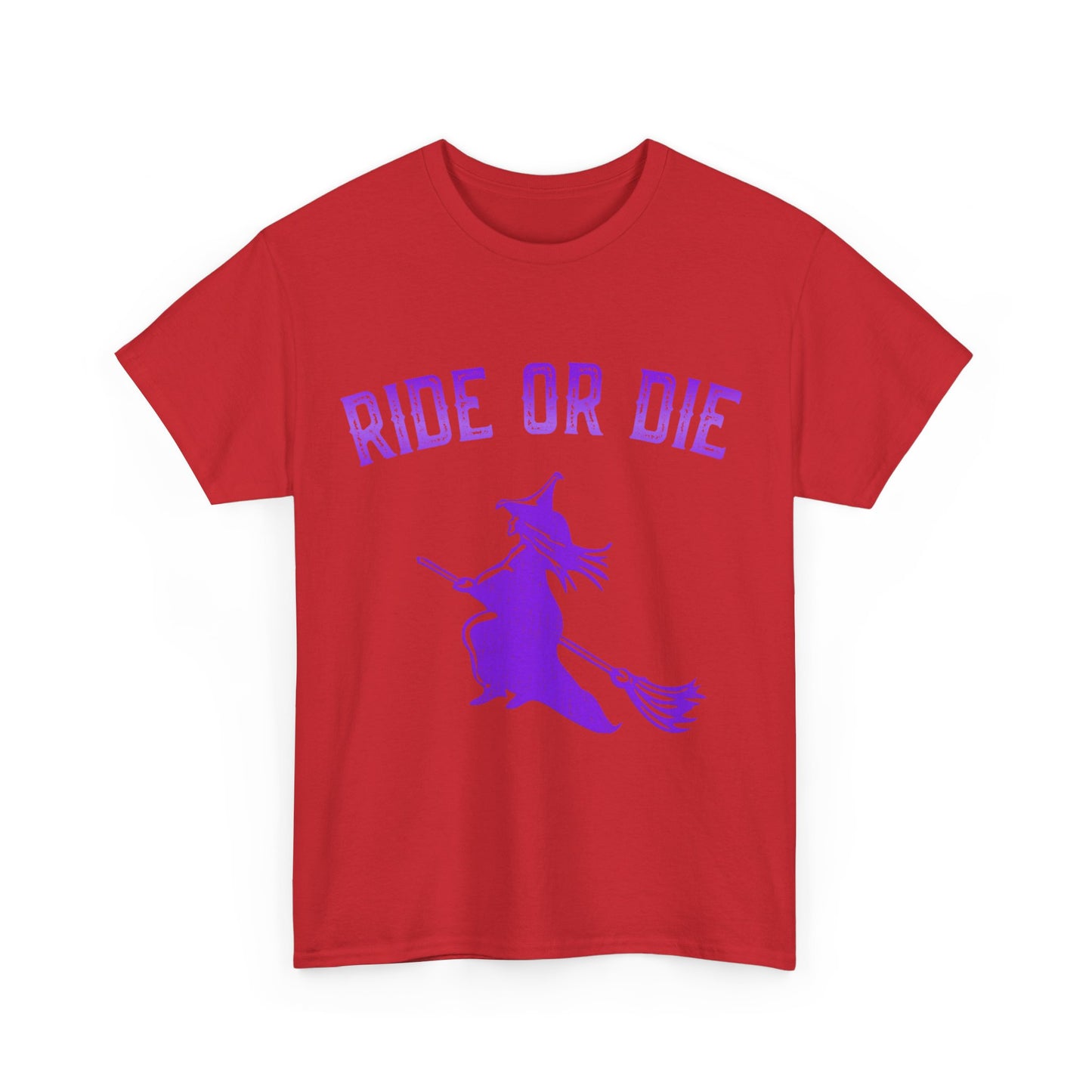 Ride or Die Witch Unisex Graphic T-Shirt, Sizes S-5XL