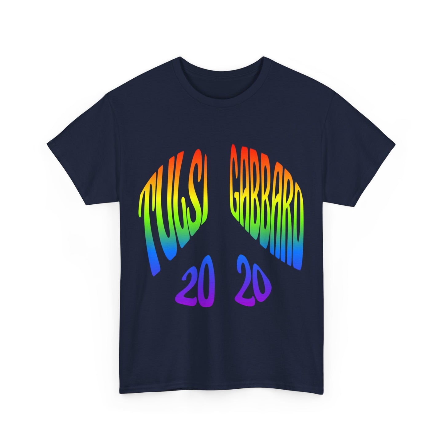 Tulsi Gabbard Peace in 2020 Rainbow Unisex Graphic T-Shirt, Sizes S-5XL