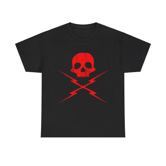 Skull And Bolts Retro Unisex Graphic T-Shirt, Sizes S-5XL