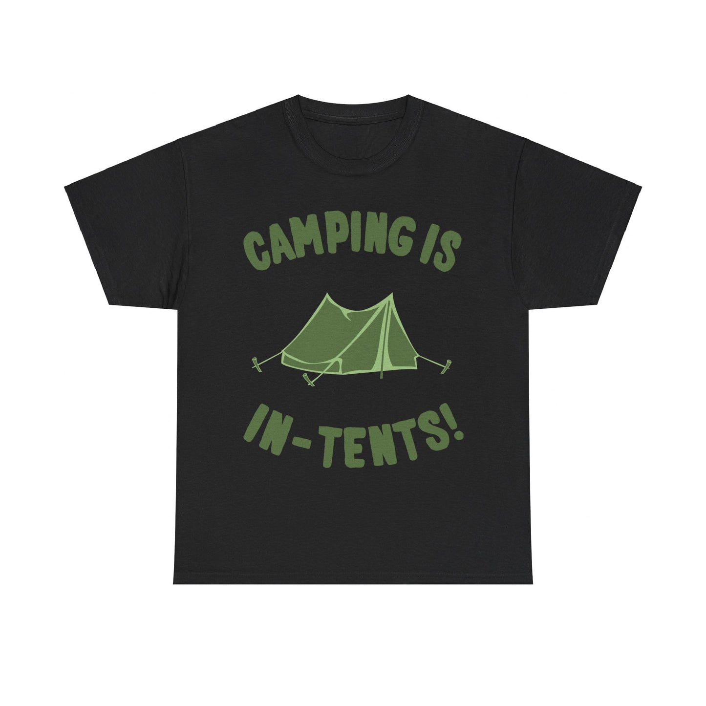 Camping Is In-Tents Unisex Graphic T-Shirt, Sizes S-5XL