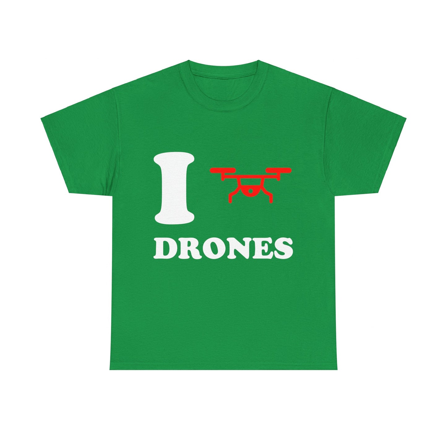 I Love Drones Unisex Graphic T-Shirt, Sizes S-5XL