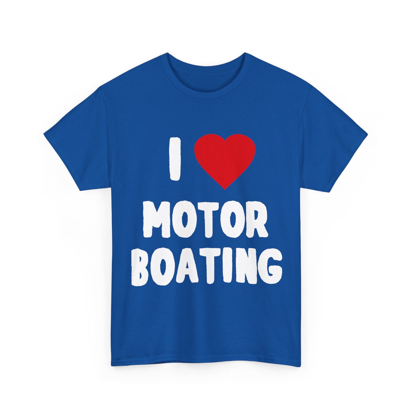 I Love Motor Boating Unisex Graphic T-Shirt, Sizes S-5XL