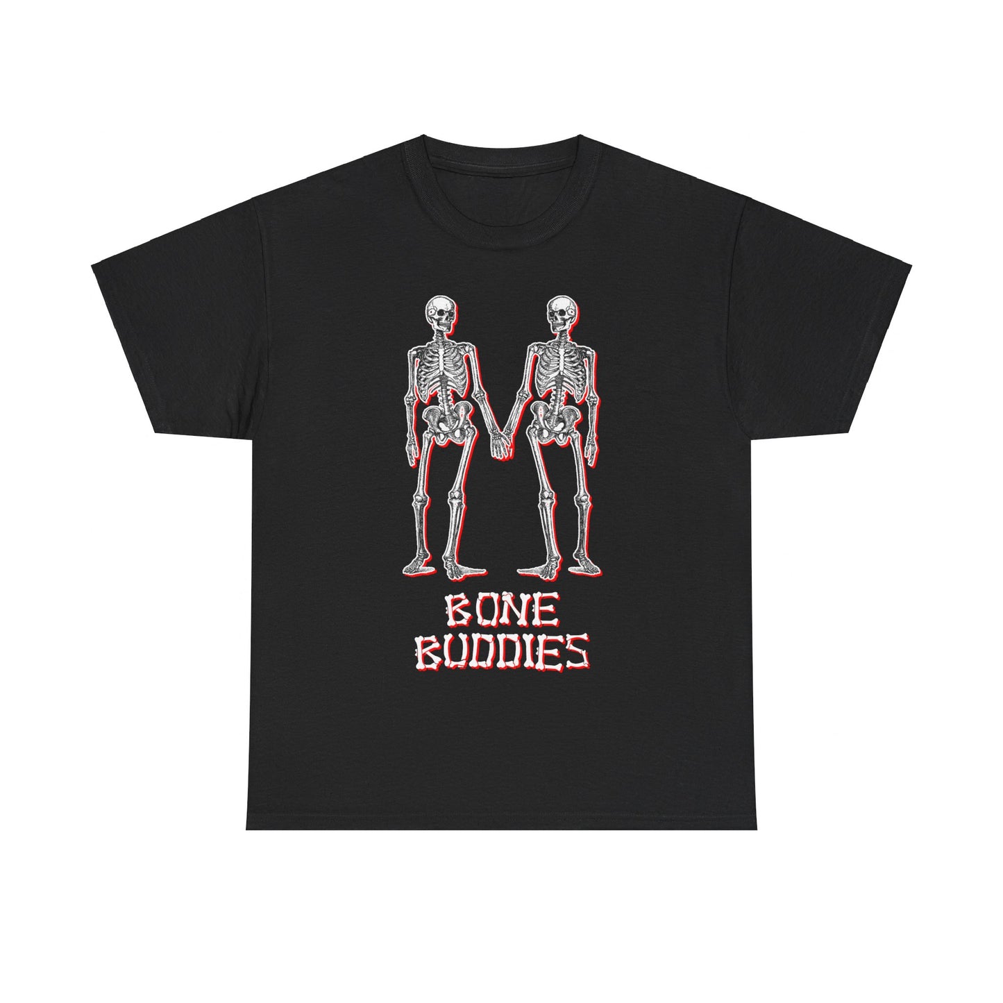 Bone Buddies Funny Skeleton Unisex Graphic T-Shirt, Sizes S-5XL