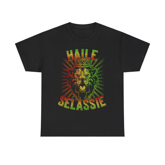 Haile Selassie Jah Rastafari Unisex Graphic T-Shirt, Sizes S-5XL