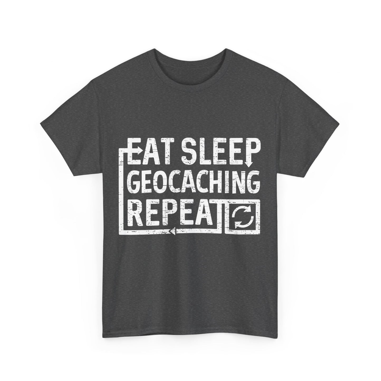 Eat Sleep Geocaching Unisex Graphic T-Shirt, Sizes S-5XL