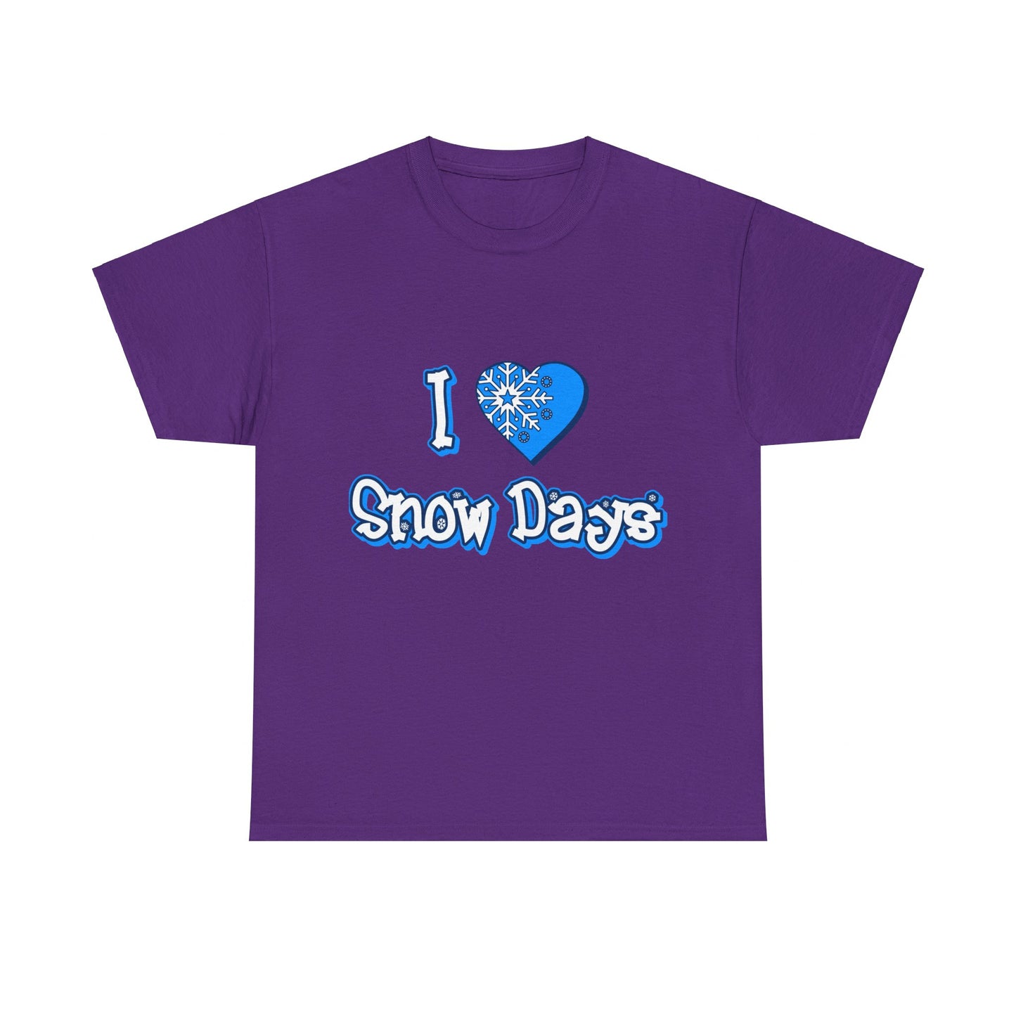 I Love Snow Days Unisex Graphic T-Shirt, Sizes S-5XL