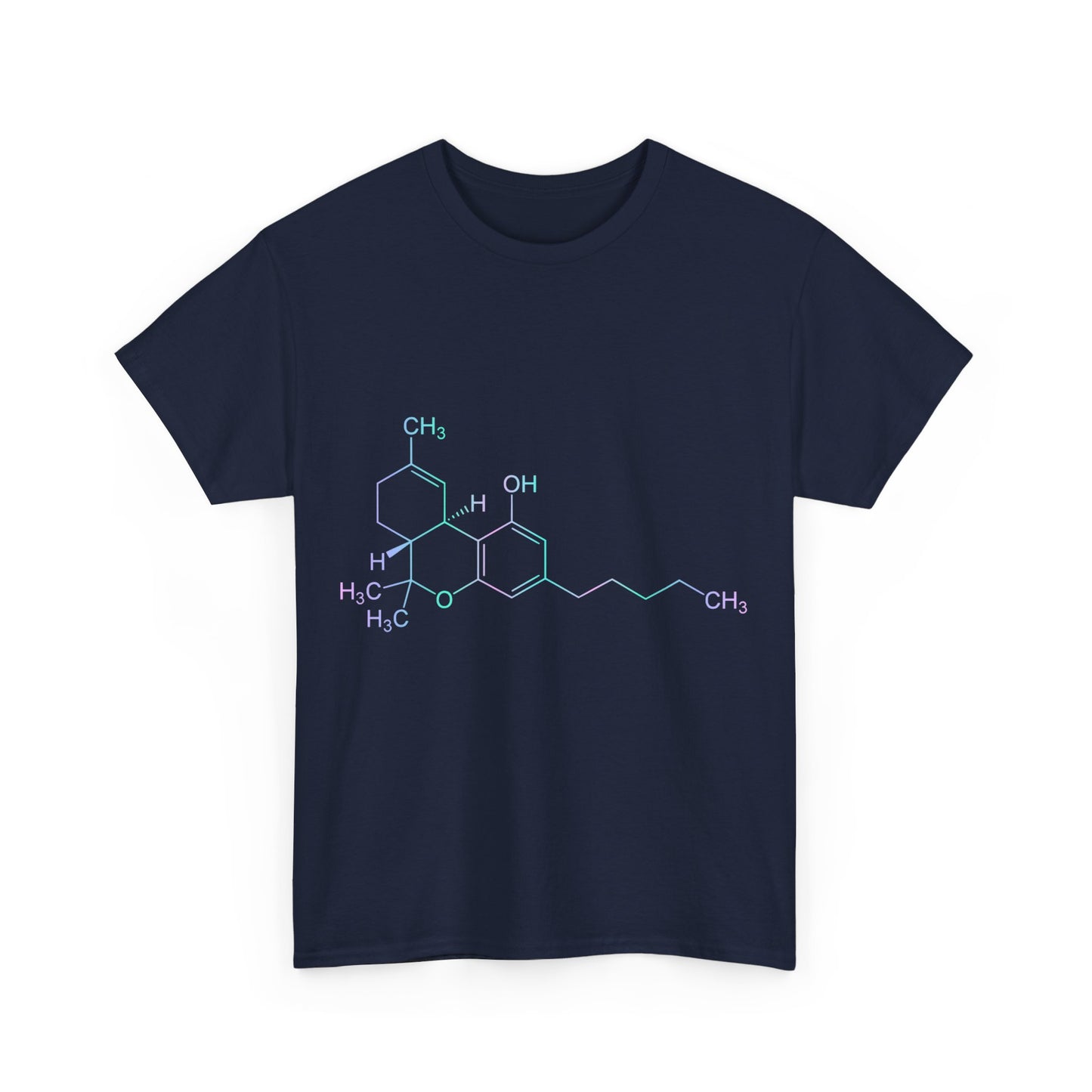 Magical THC Molecule Cannabis Unisex Graphic T-Shirt, Sizes S-5XL