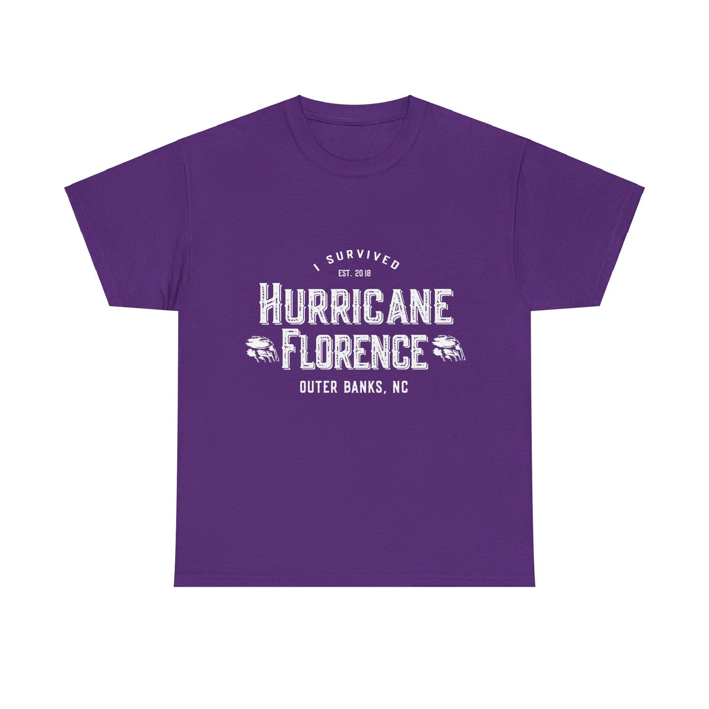 I Survived Hurricane Florence Outer Banks NC 2018 Unisex Graphic T-Shirt, Sizes S-5XL