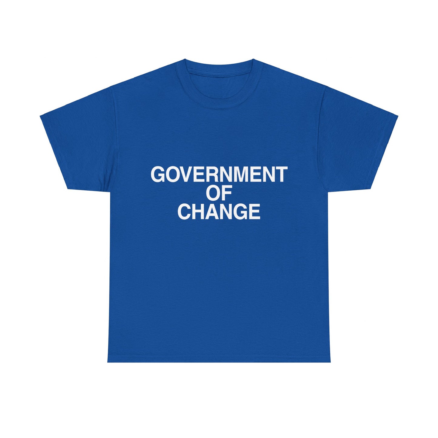 Government of Change Italy Unisex Graphic T-Shirt, Sizes S-5XL