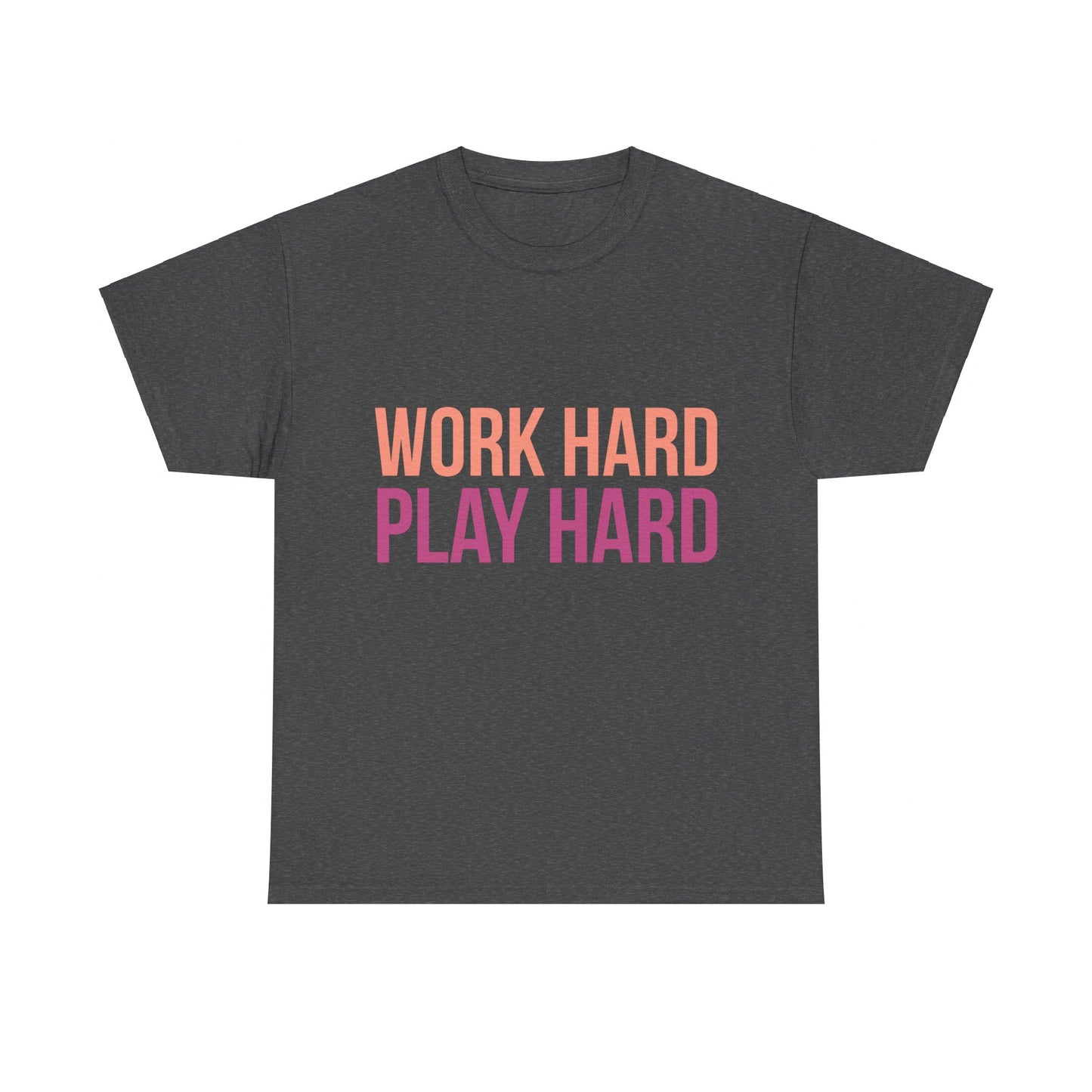 Work Hard Play Hard Workout Gym Workout Muscle Unisex Graphic T-Shirt, Sizes S-5XL