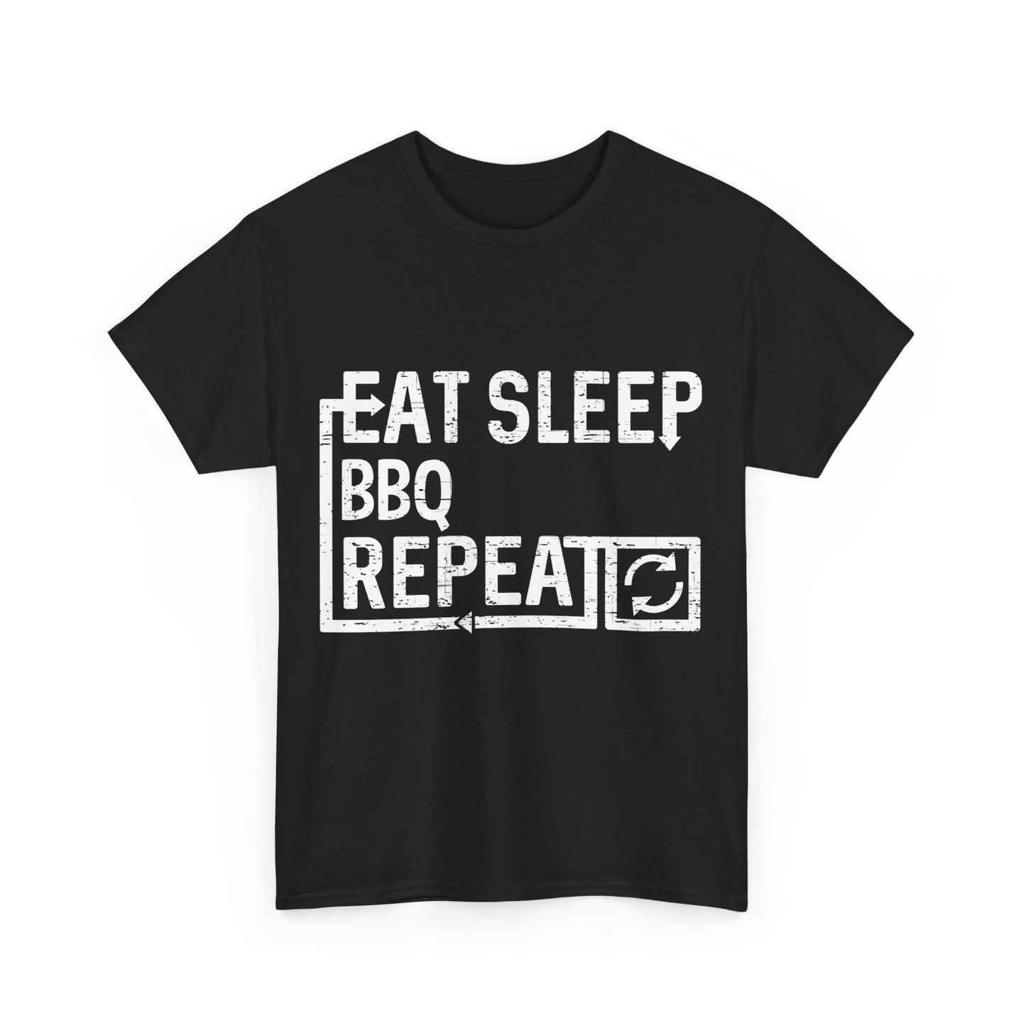 Eat Sleep BBQ Unisex Graphic T-Shirt, Sizes S-5XL