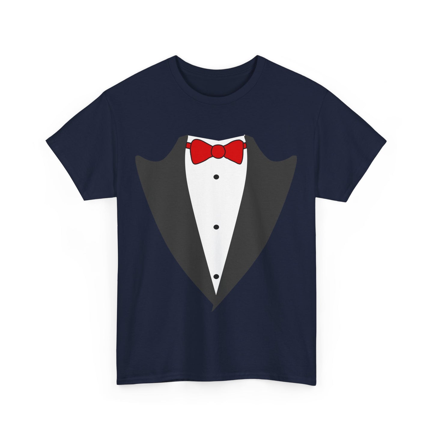 Tuxedo Simple Unisex Graphic T-Shirt, Sizes S-5XL