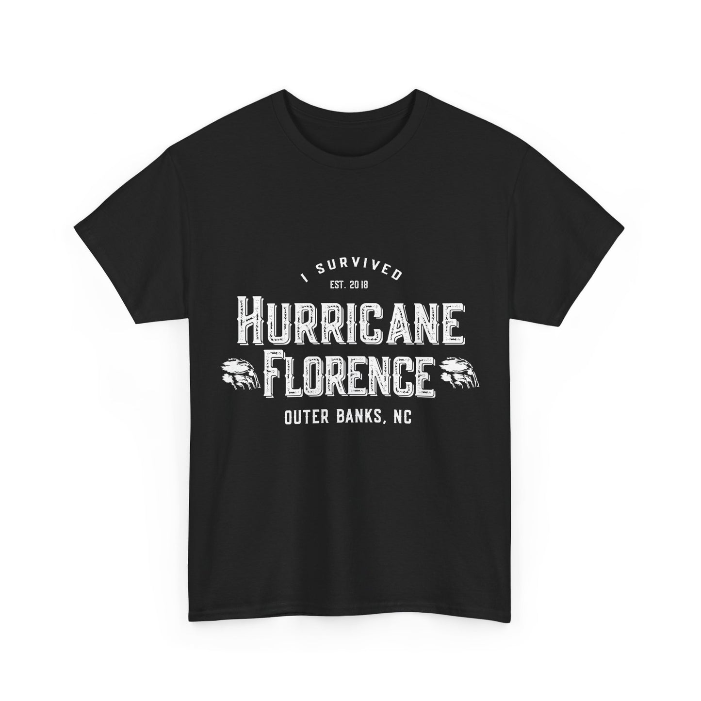 I Survived Hurricane Florence Outer Banks NC 2018 Unisex Graphic T-Shirt, Sizes S-5XL