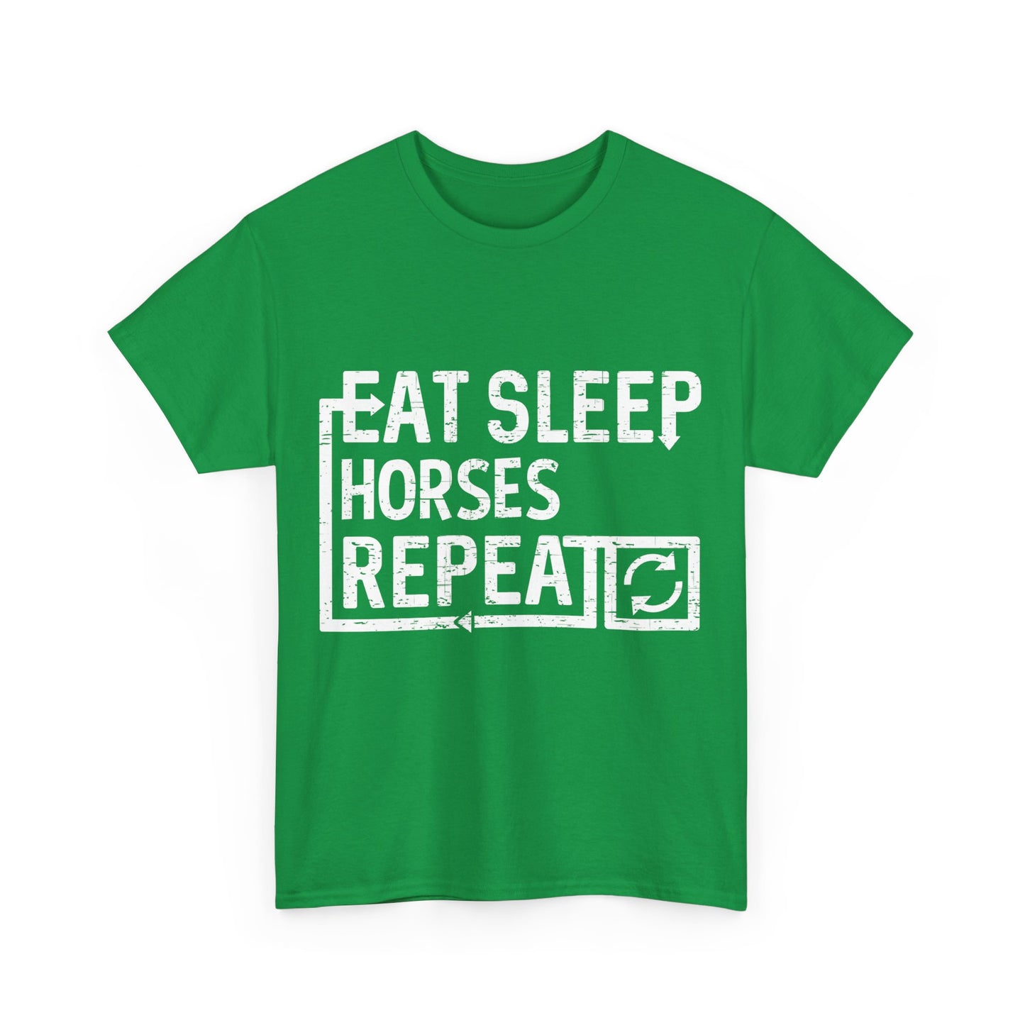 Eat Sleep Horses Unisex Graphic T-Shirt, Sizes S-5XL