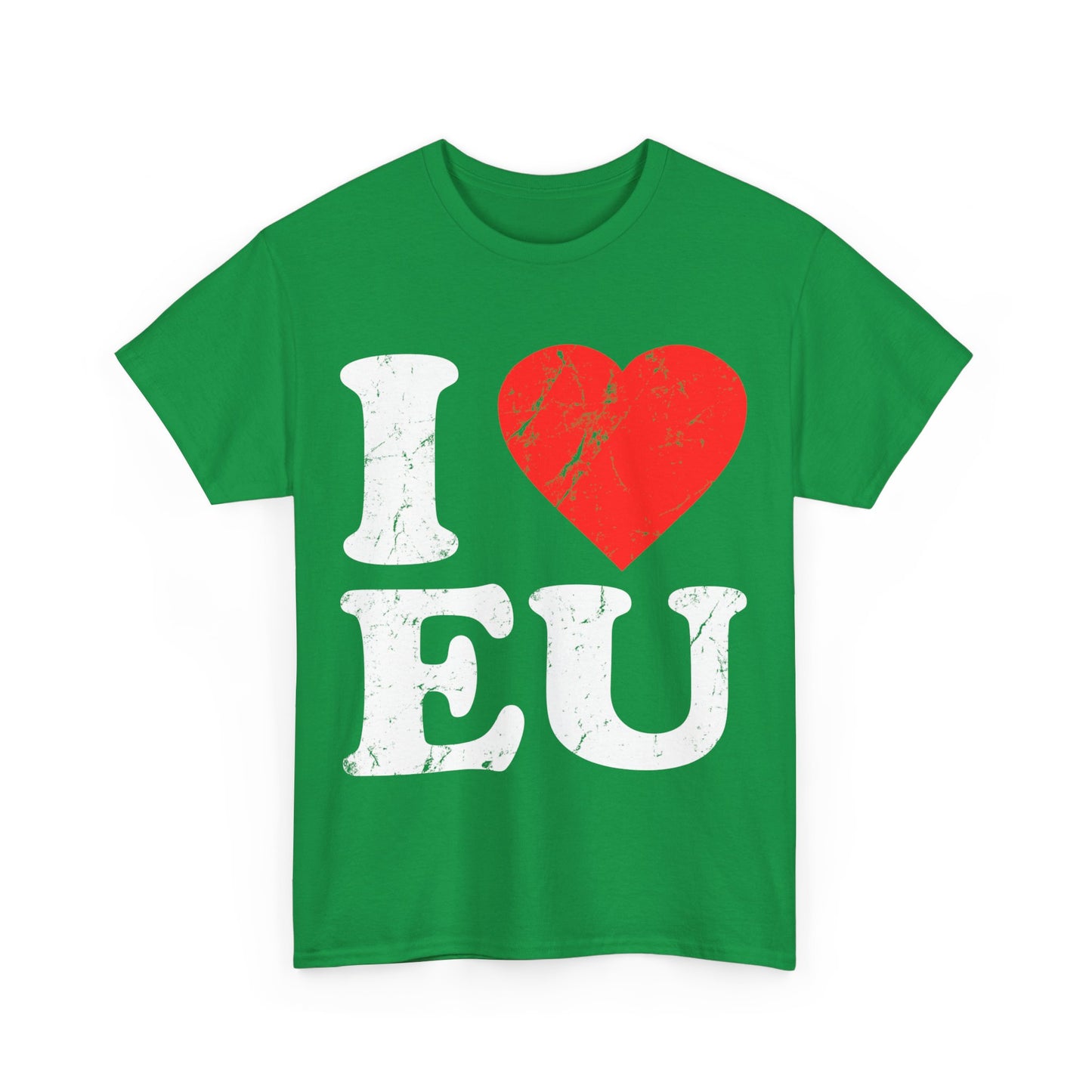 I Love EU Unisex Graphic T-Shirt, Sizes S-5XL