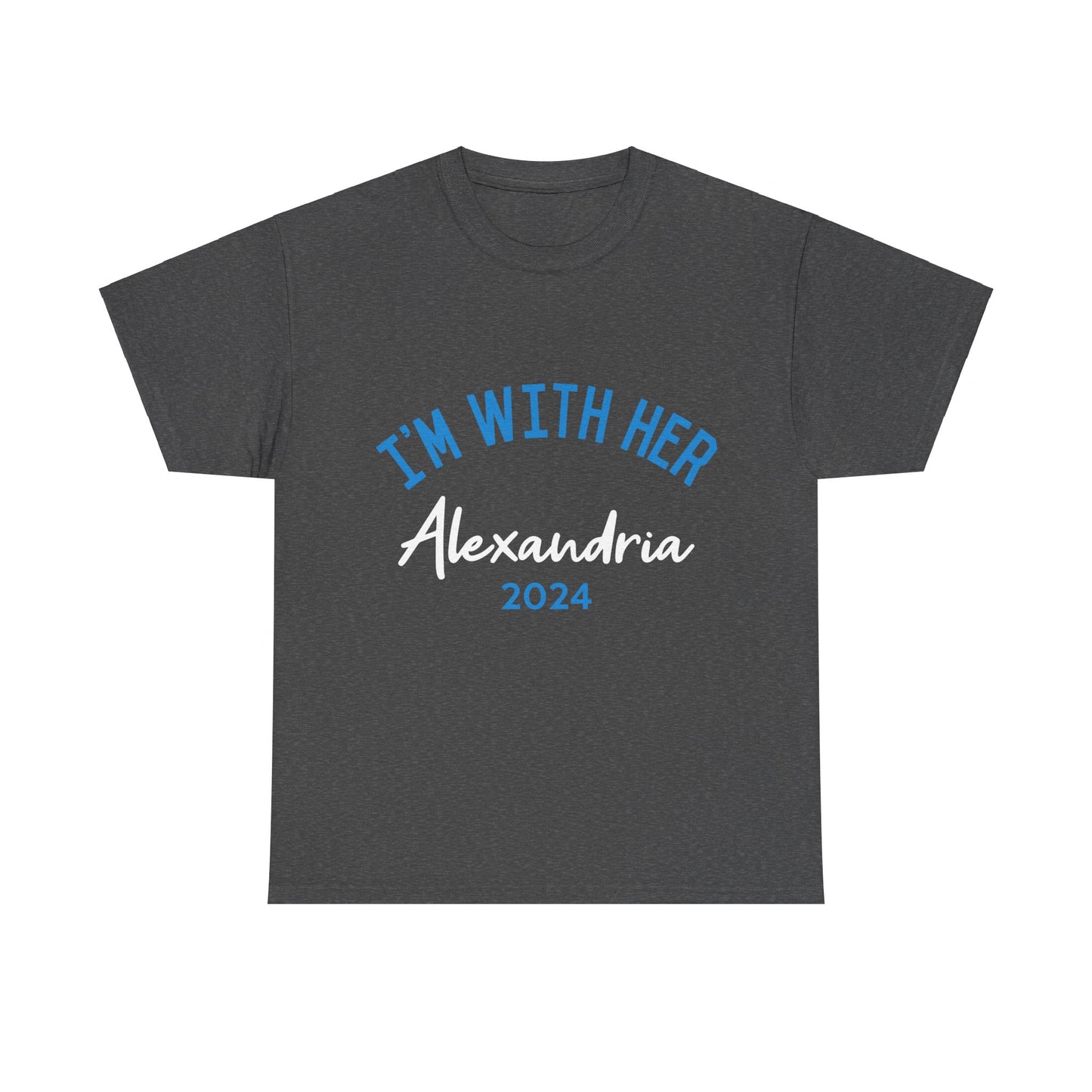 I'm With Her Alexandria Ocasio-Cortez 2024 Unisex Graphic T-Shirt, Sizes S-5XL