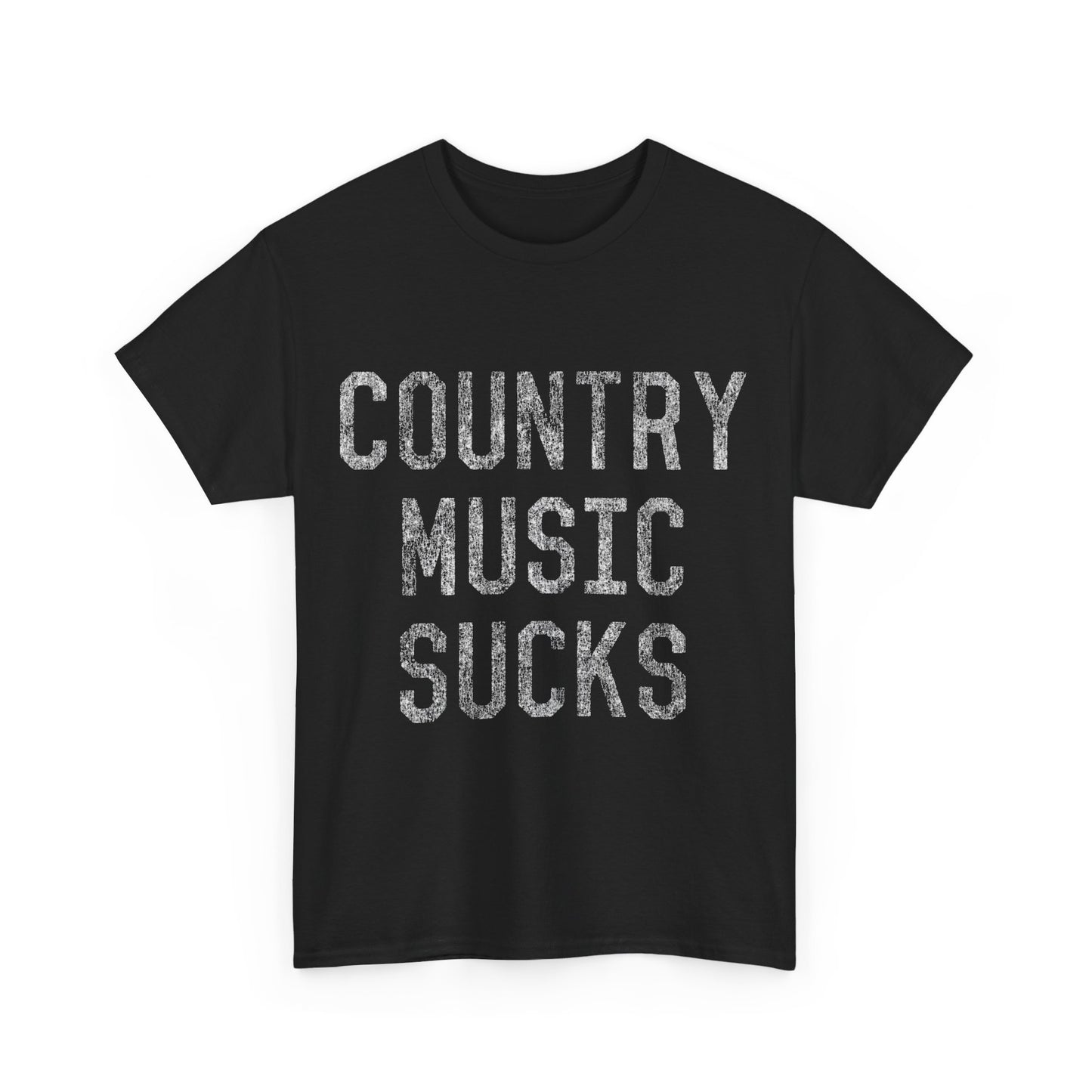 Retro Country Music Sucks Unisex Graphic T-Shirt, Sizes S-5XL