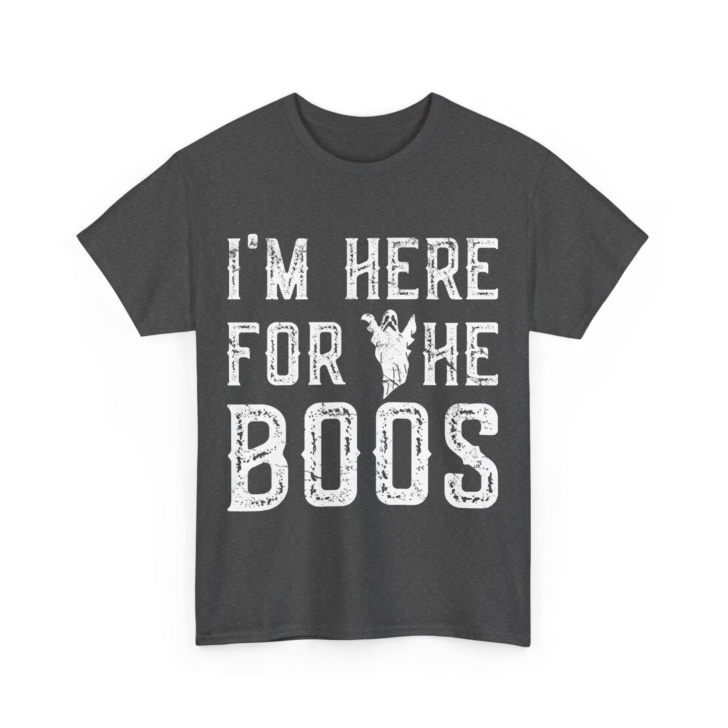 I'm Here For The Boos Halloween Unisex Graphic T-Shirt, Sizes S-5XL