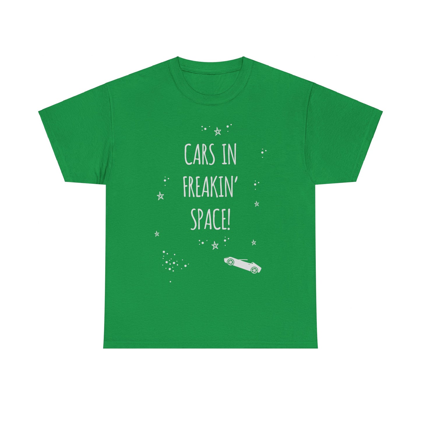 Cars In Freakin' Space Unisex Graphic T-Shirt, Sizes S-5XL