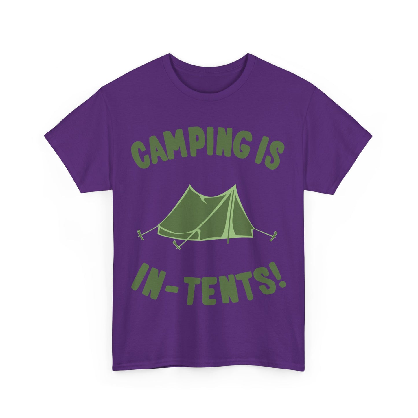 Camping Is In-Tents Unisex Graphic T-Shirt, Sizes S-5XL