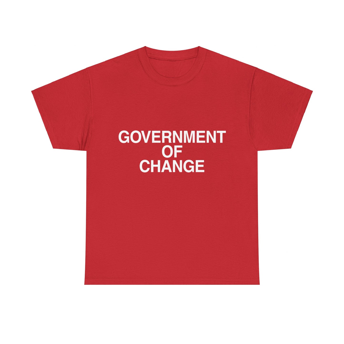 Government of Change Italy Unisex Graphic T-Shirt, Sizes S-5XL