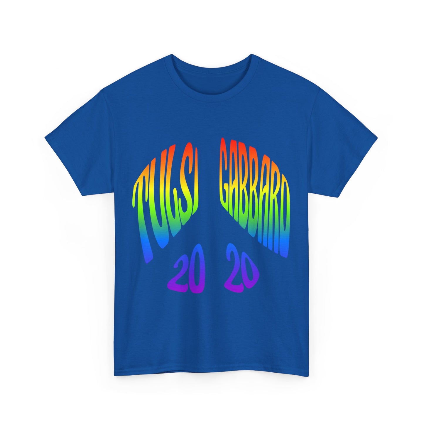 Tulsi Gabbard Peace in 2020 Rainbow Unisex Graphic T-Shirt, Sizes S-5XL