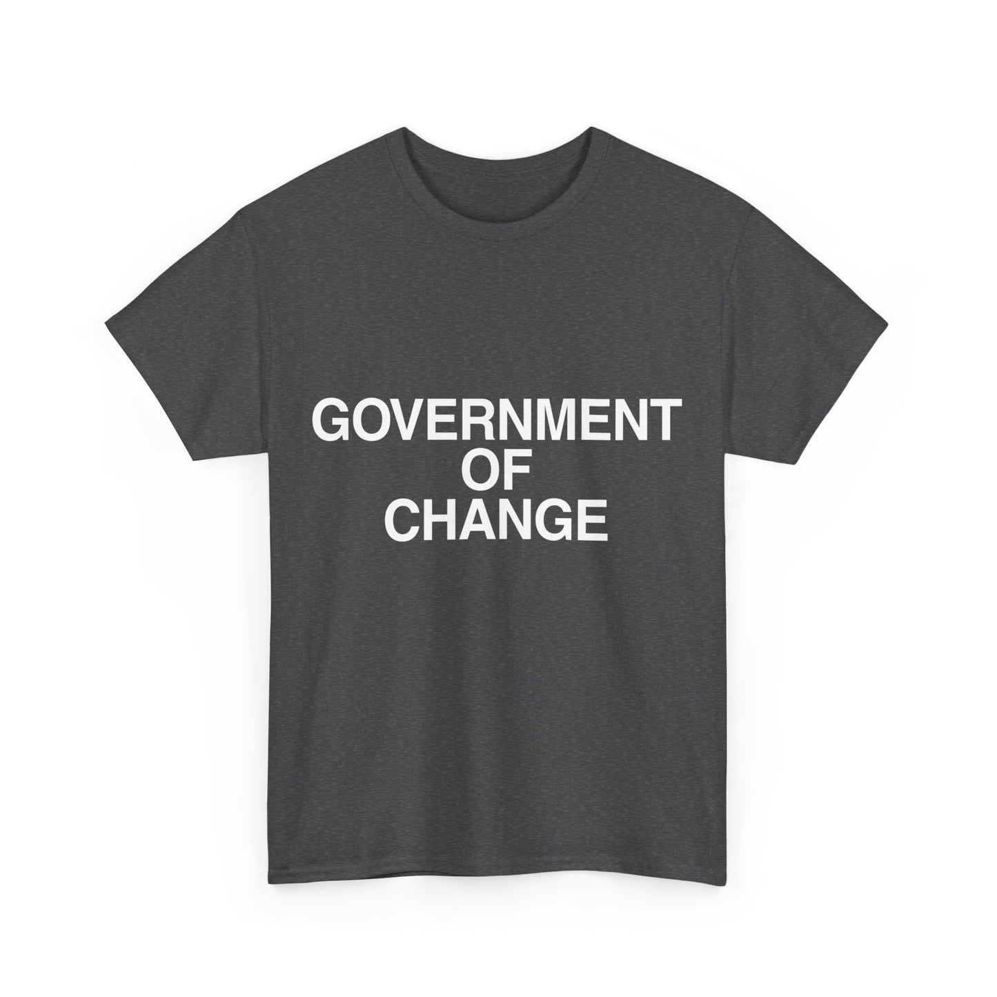 Government of Change Italy Unisex Graphic T-Shirt, Sizes S-5XL