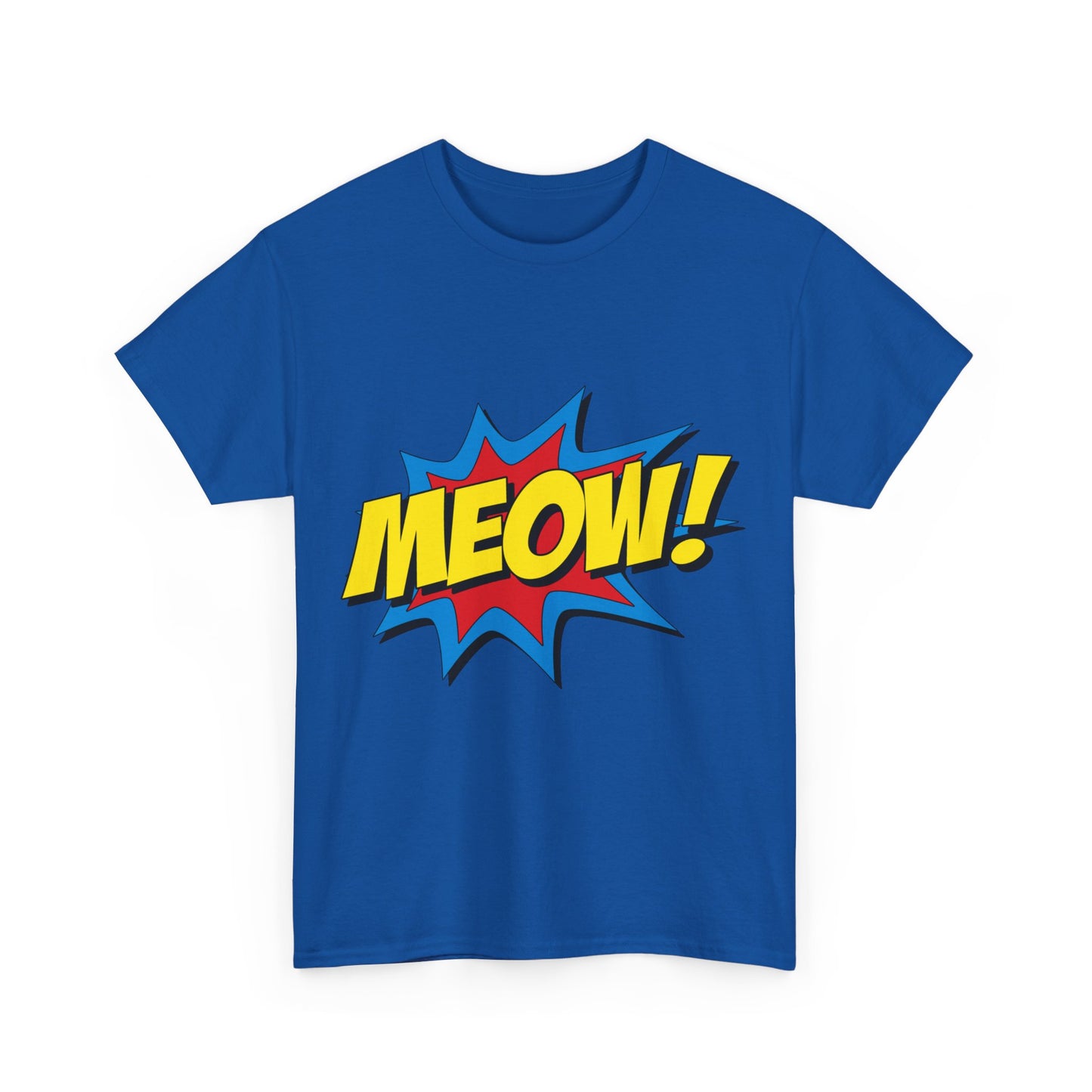 Cute Cat Meow Unisex Graphic T-Shirt, Sizes S-5XL