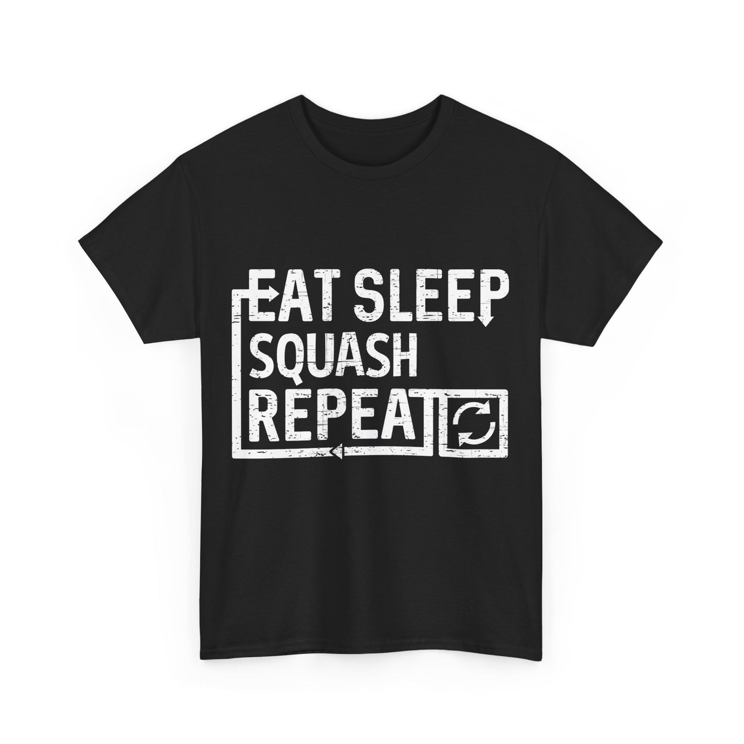 Eat Sleep Squash Unisex Graphic T-Shirt, Sizes S-5XL