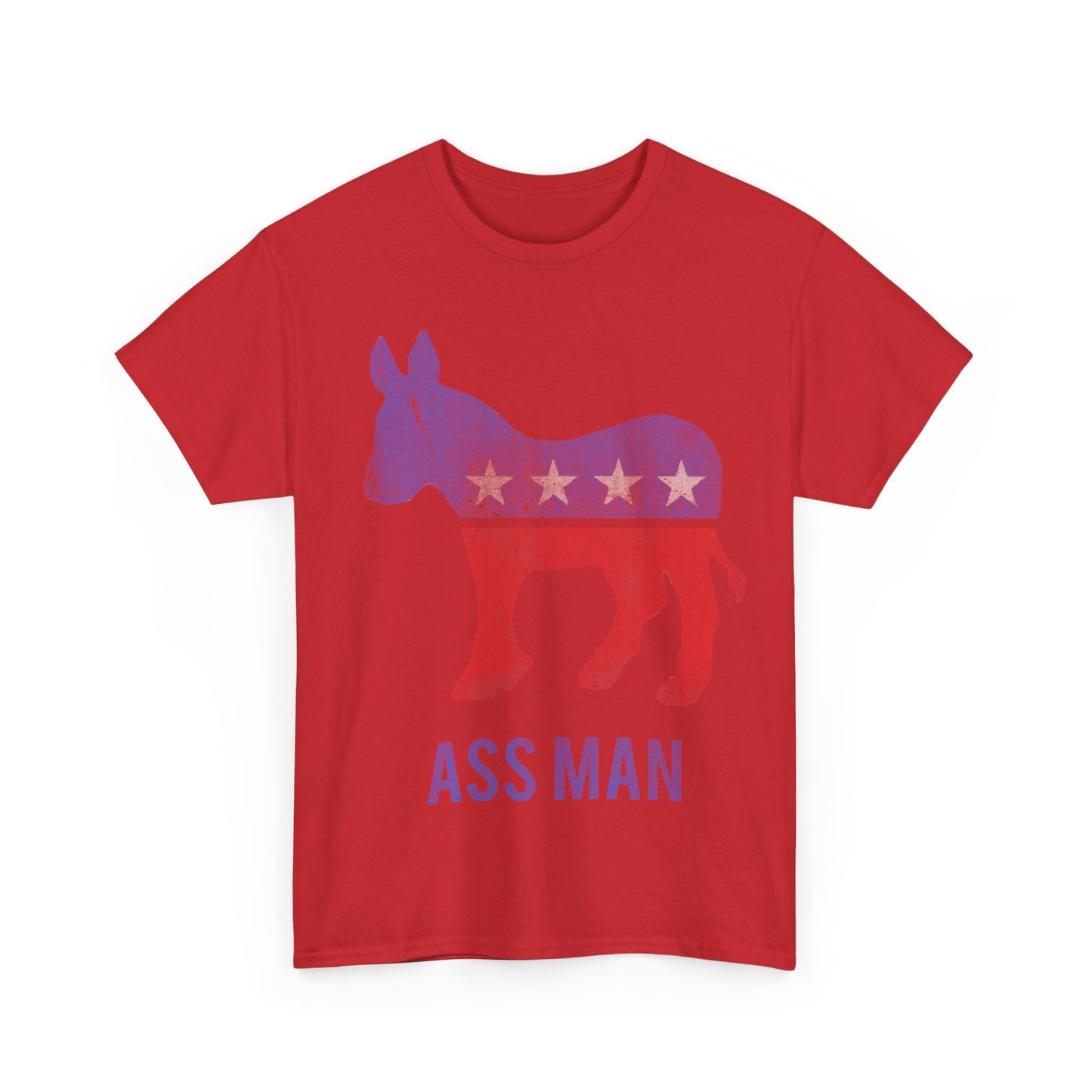 Ass Man Democrat Unisex Graphic T-Shirt, Sizes S-5XL