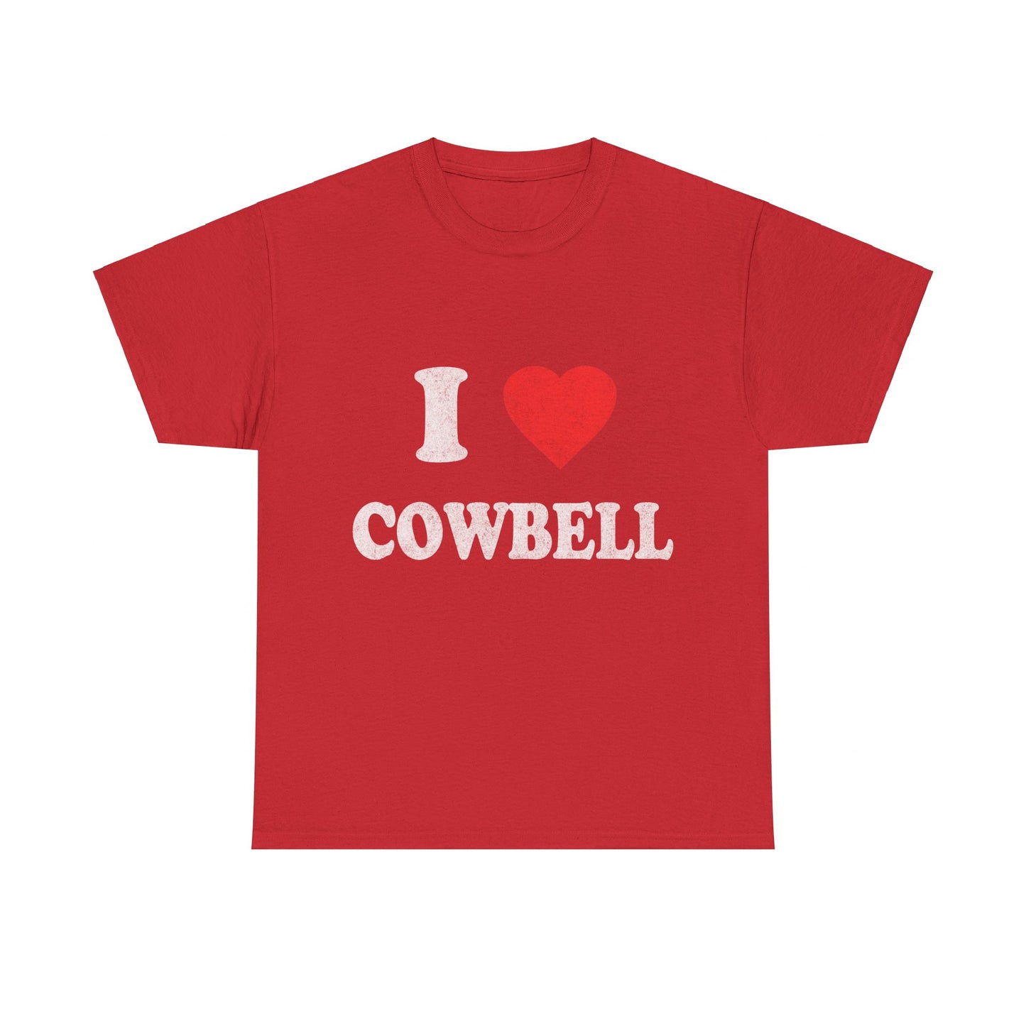 I Love Cowbell Retro Unisex Graphic T-Shirt, Sizes S-5XL