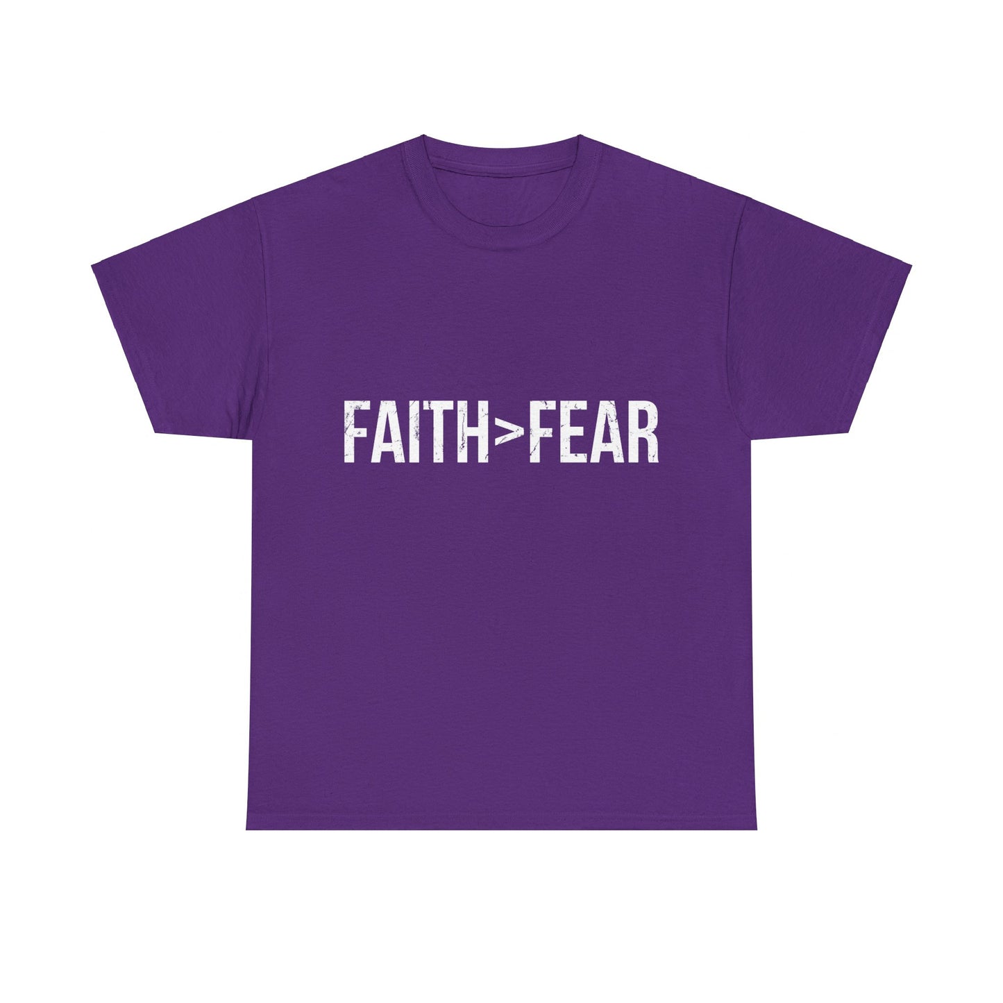 Faith Greater Than Fear Unisex Graphic T-Shirt, Sizes S-5XL