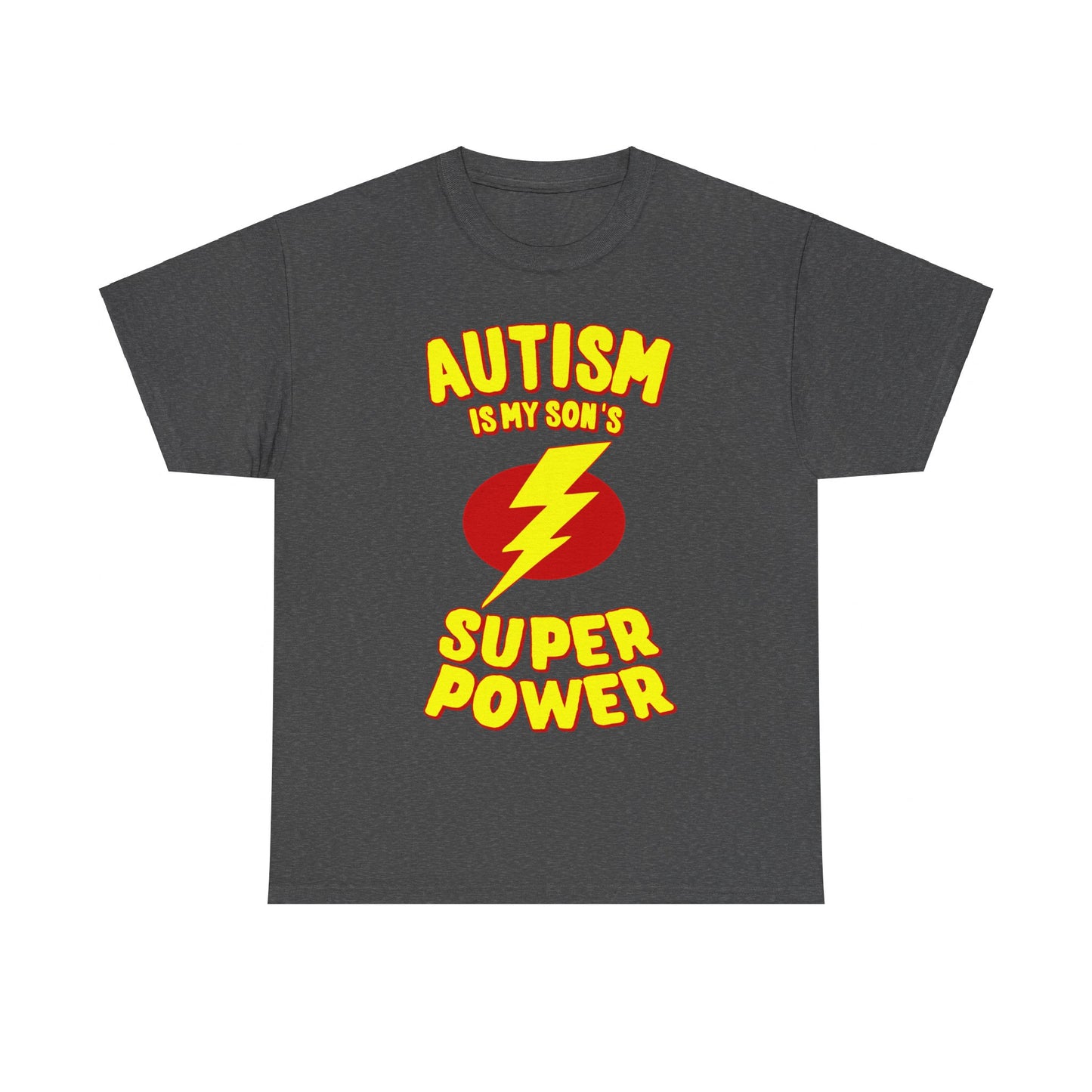 Autism Is My Son's Super Power Unisex Graphic T-Shirt, Sizes S-5XL