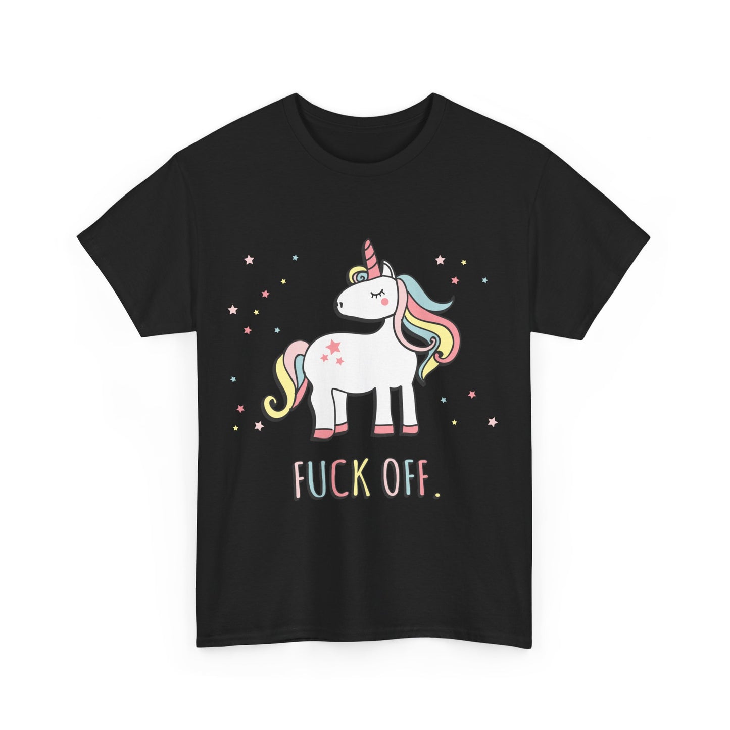 Fuck Off Unicorn T Shirt Unisex Graphic T-Shirt, Sizes S-5XL