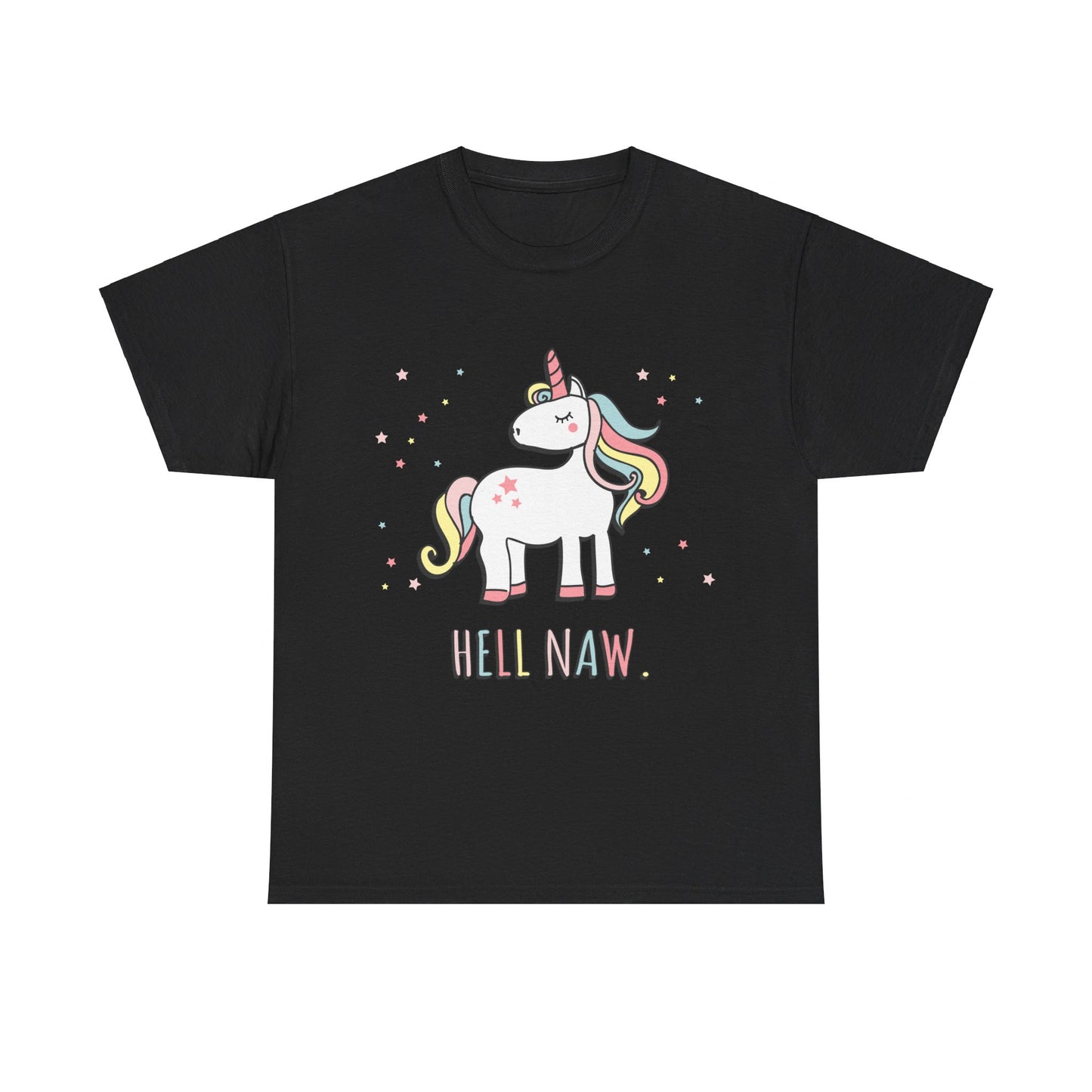 Hell Naw Unicorn Unisex Graphic T-Shirt, Sizes S-5XL