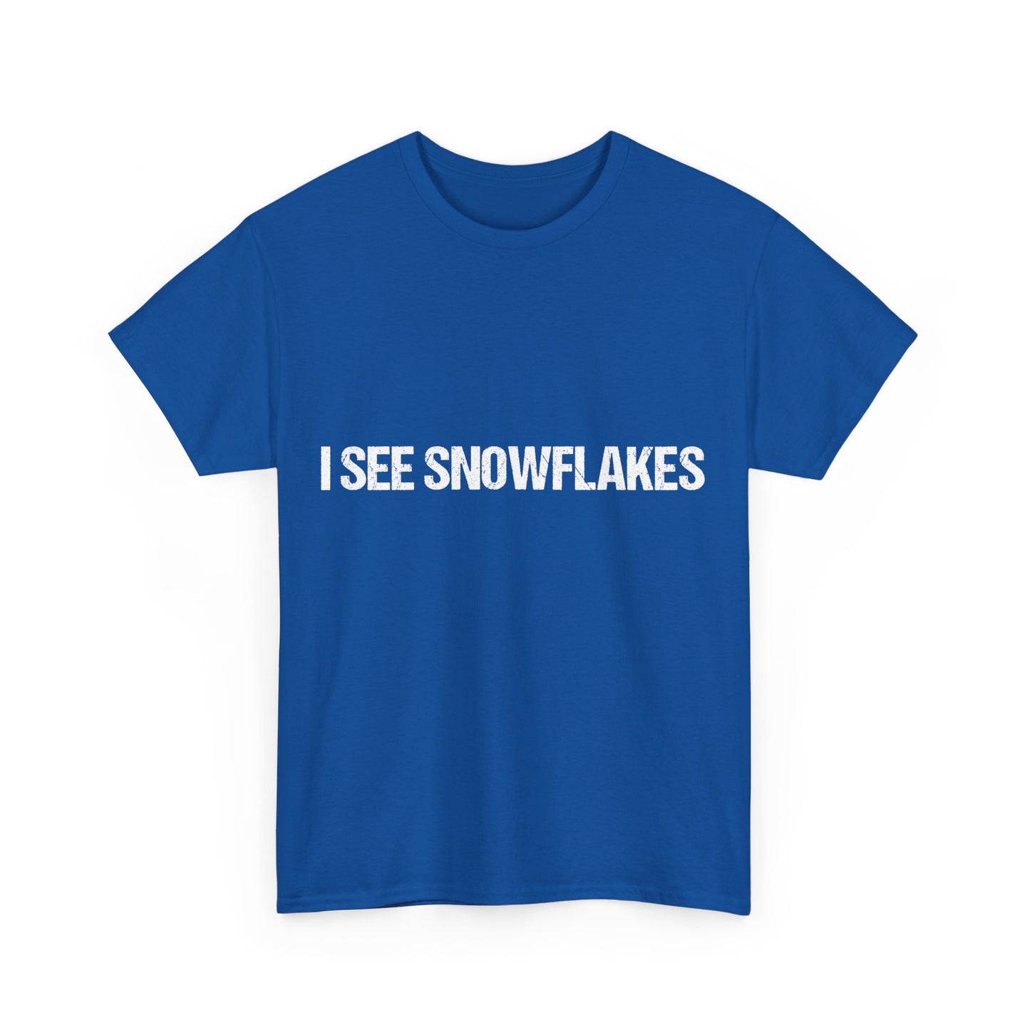 I See Snowflakes Unisex Graphic T-Shirt, Sizes S-5XL