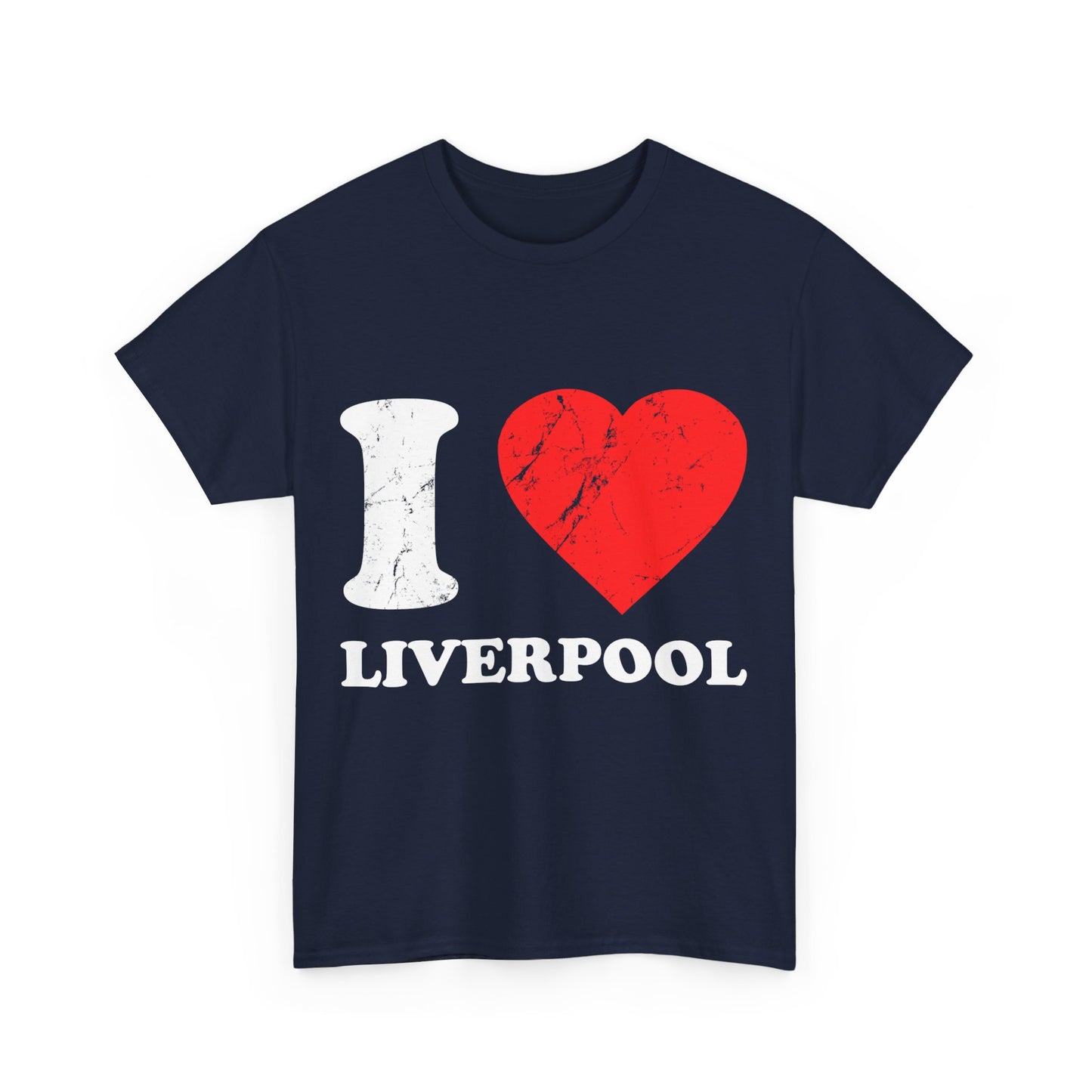 I Love Liverpool Unisex Graphic T-Shirt, Sizes S-5XL