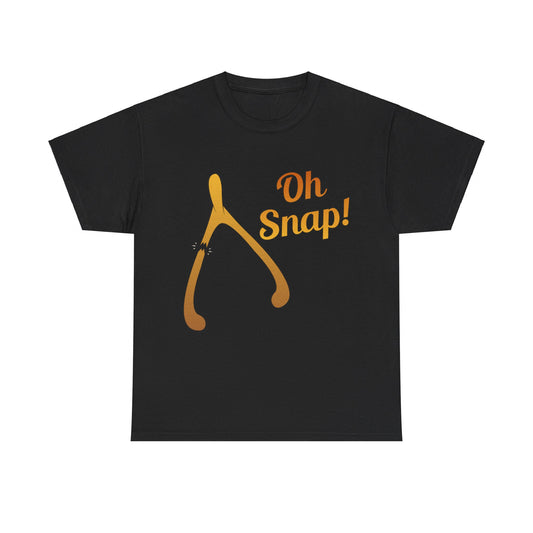 Oh Snap Thanksgiving Turkey Wishbone Unisex Graphic T-Shirt, Sizes S-5XL